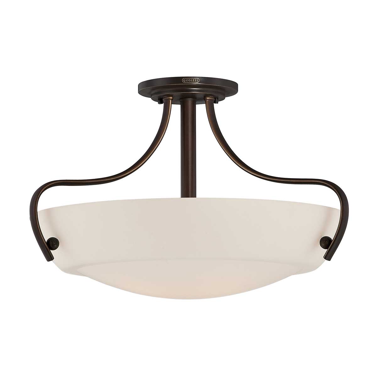 Quoizel Ceiling Semi-Flush from the Chantilly range. Chantilly 3 Light Semi-Flush Light Product Code = QZ-CHANTILLY-SF3