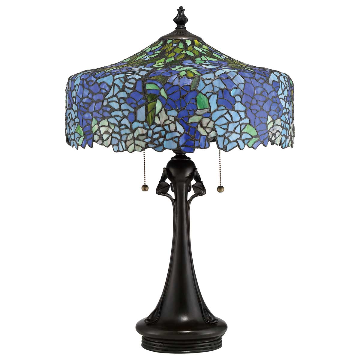 Quoizel Table Lamp from the Cobalt range. Cobalt 3 Light Table Lamp Product Code = QZ-COBALT-TL