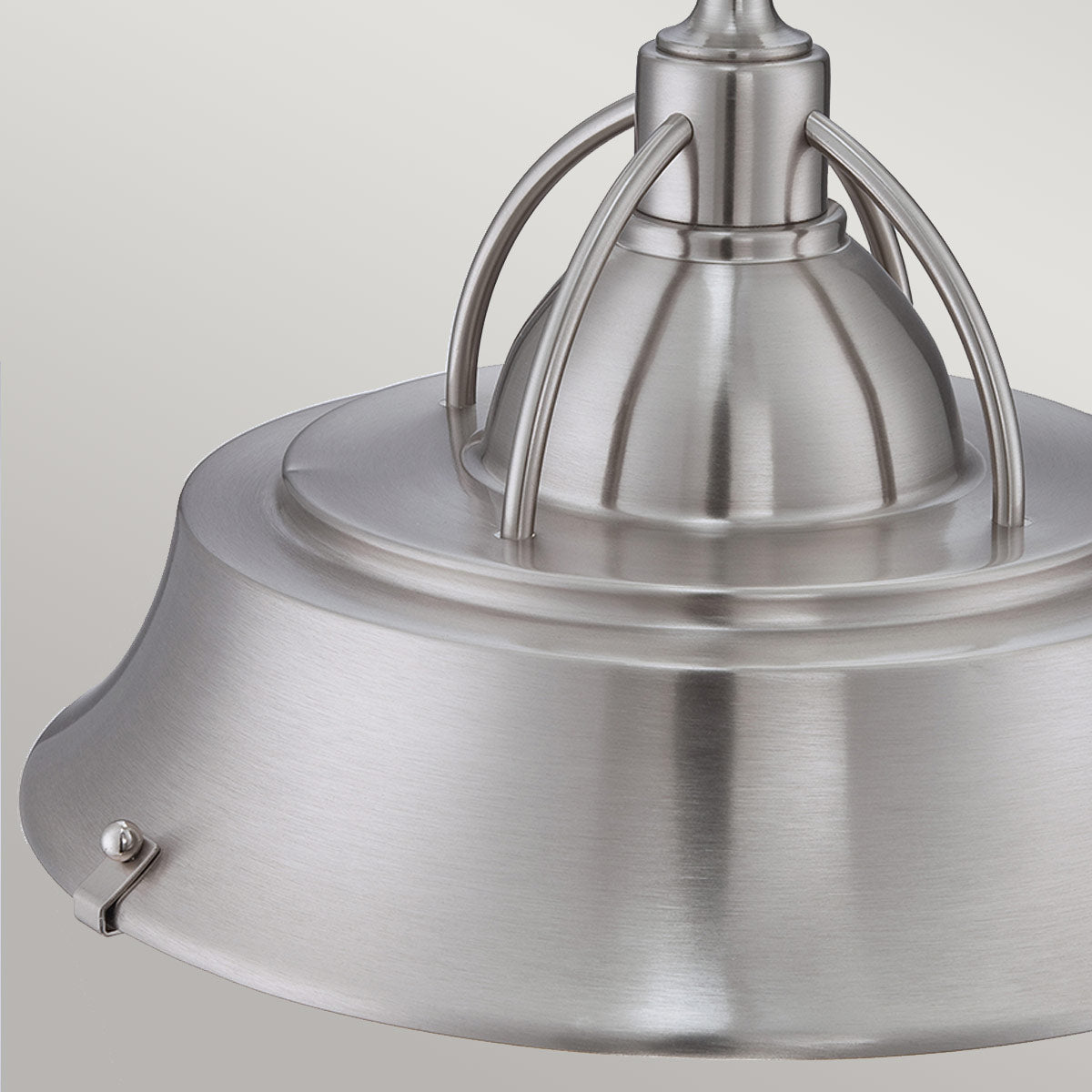 Quoizel Pendant from the Cody range. Cody 2 Light Pendant in Brushed Nickel Product Code = QZ-CODY-P-M-BN