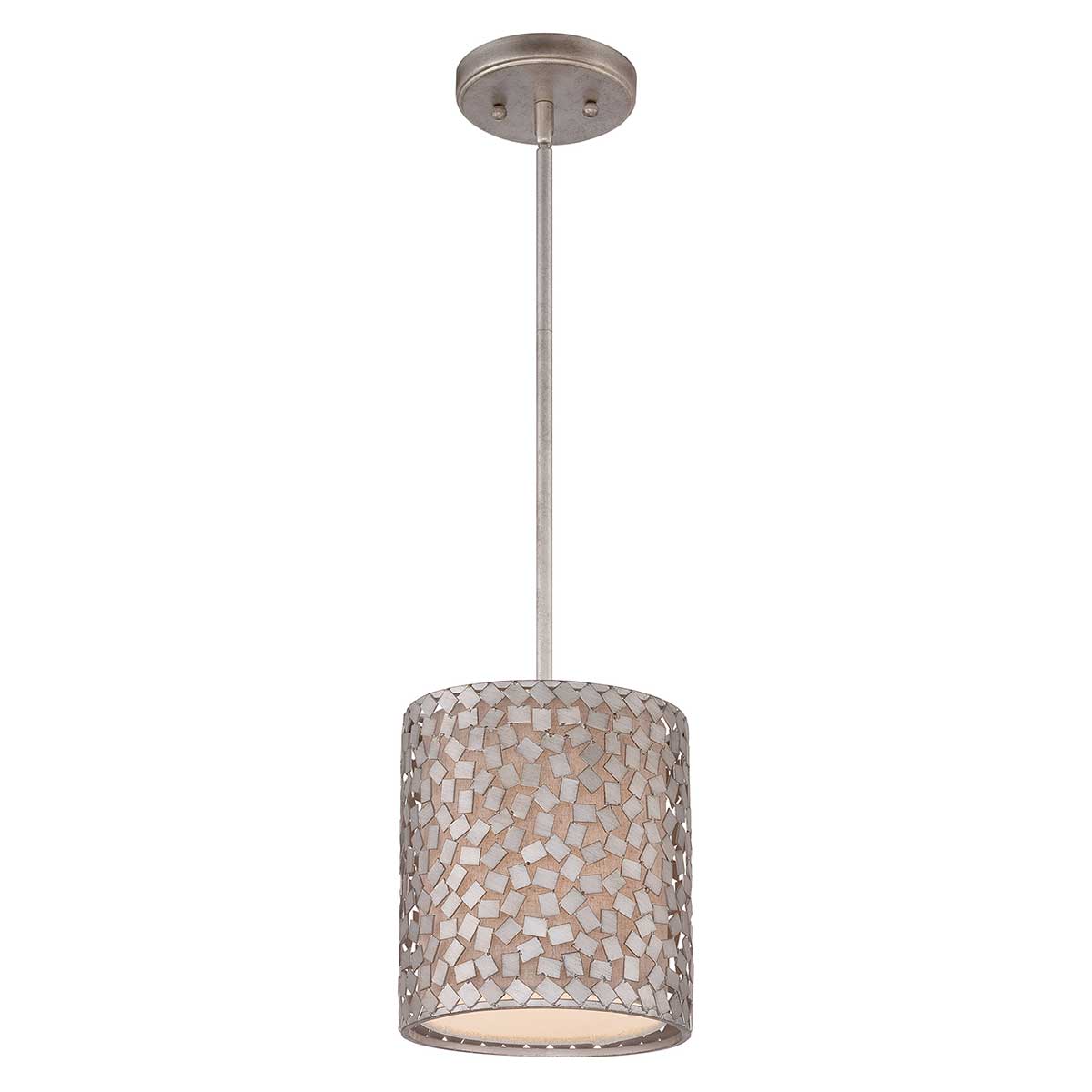 Quoizel Pendant from the Confetti range. Confetti 1 Light Mini Pendant Product Code = QZ-CONFETTI-P-S