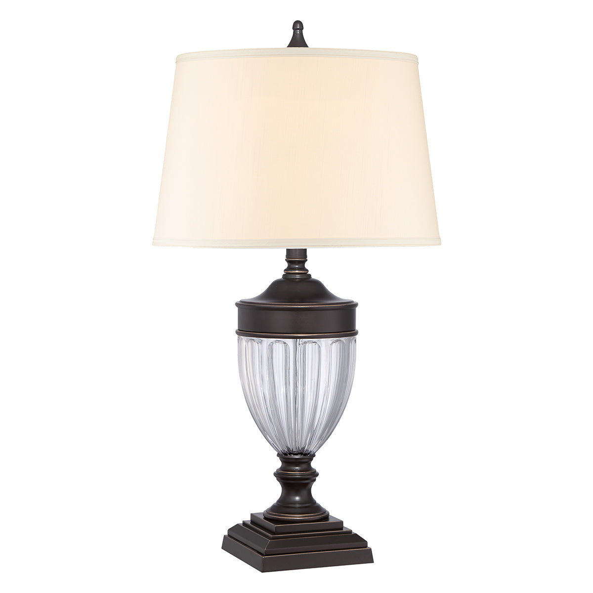 Quoizel Table Lamp from the Dennison range. Dennison 1 Light Table Lamp - Paladian Bronze Product Code = QZ-DENNISON-PB