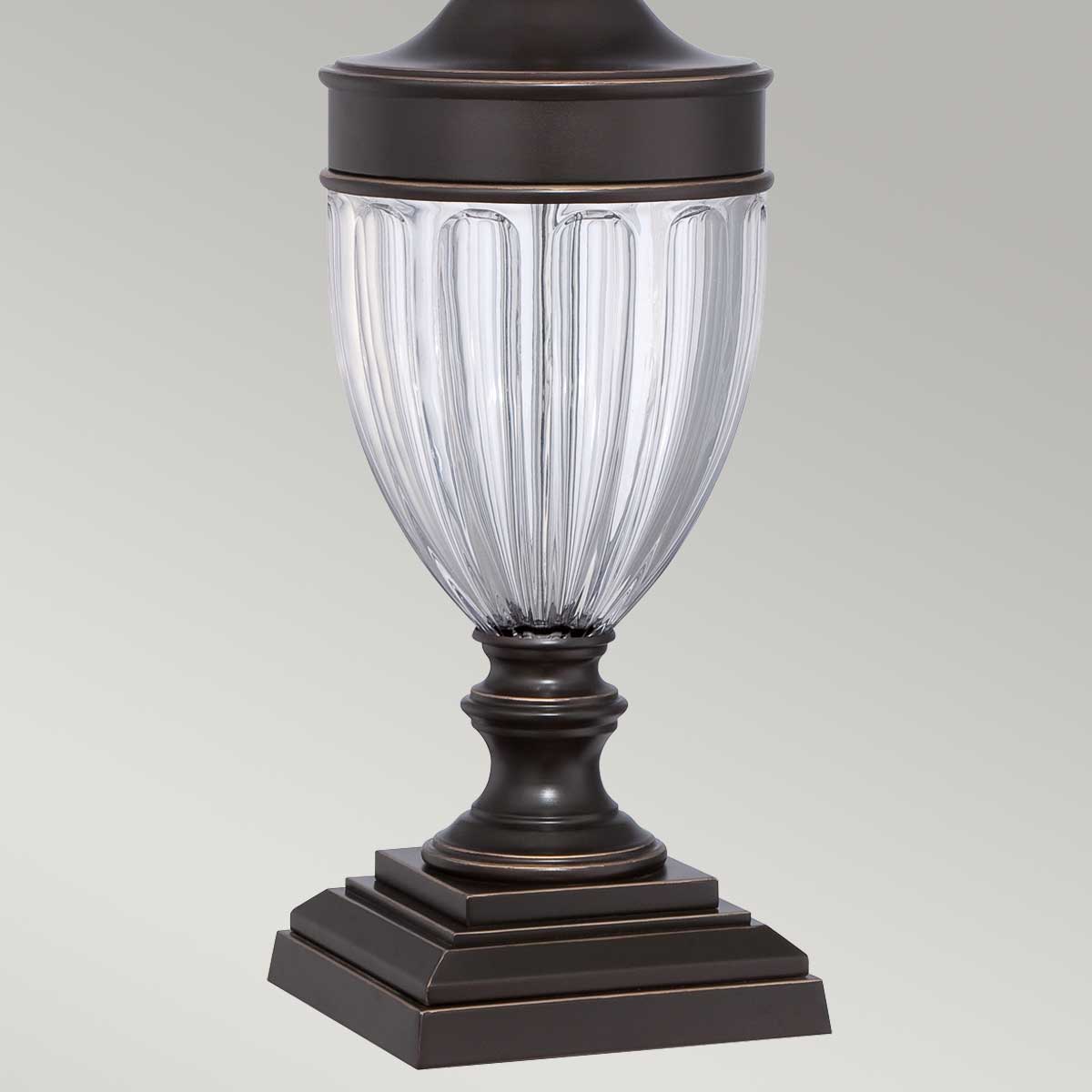 Quoizel Table Lamp from the Dennison range. Dennison 1 Light Table Lamp - Paladian Bronze Product Code = QZ-DENNISON-PB