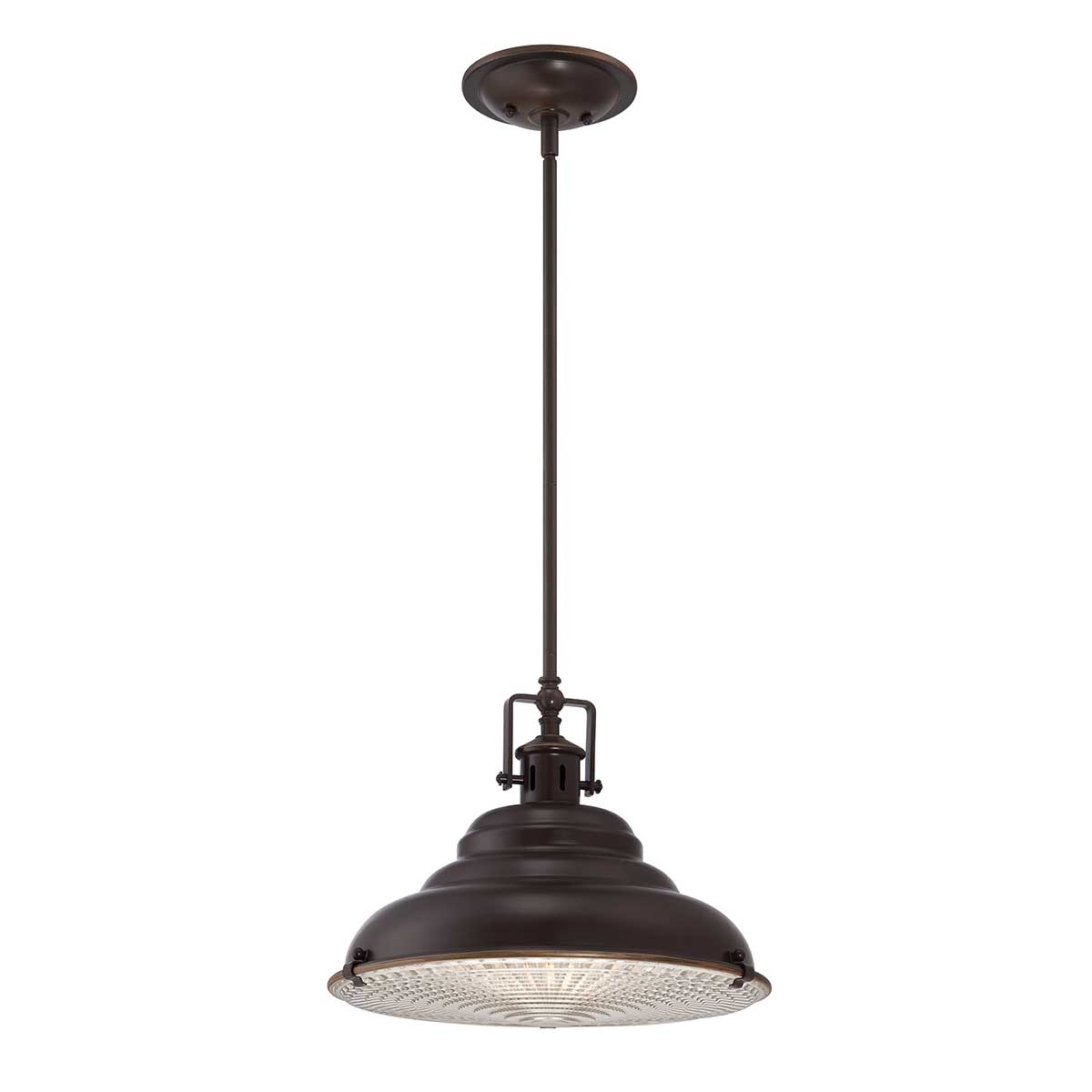 Quoizel Pendant from the East Vale range. East Vale 1 Light Large Pendant Product Code = QZ-EASTVALE-P-M