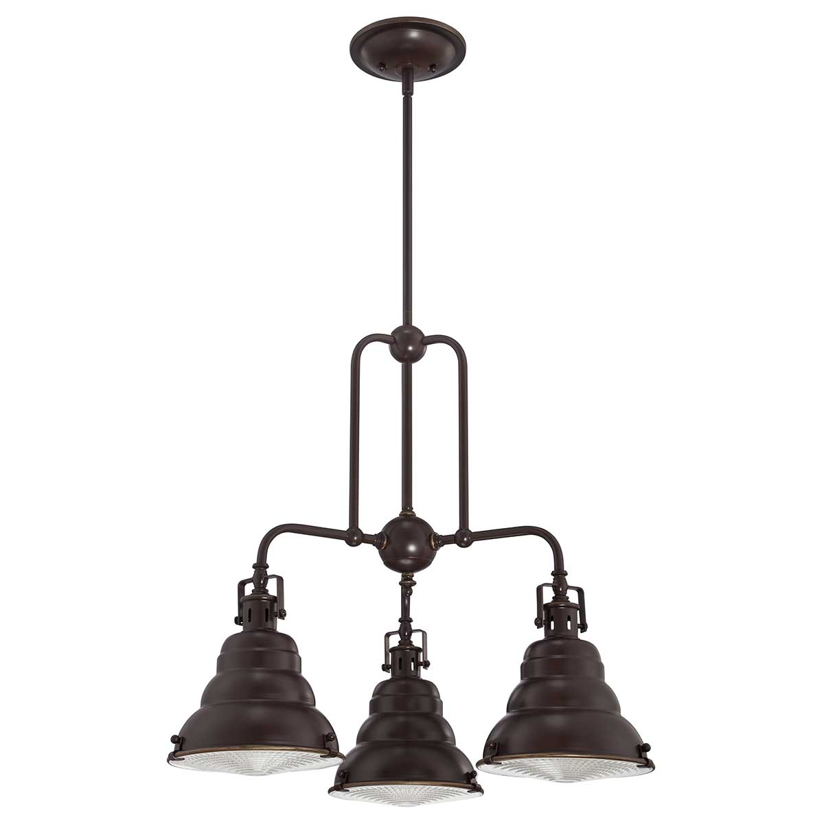 Quoizel Chandelier from the Eastvale range. Eastvale 3 Light Chandelier Product Code = QZ-EASTVALE3