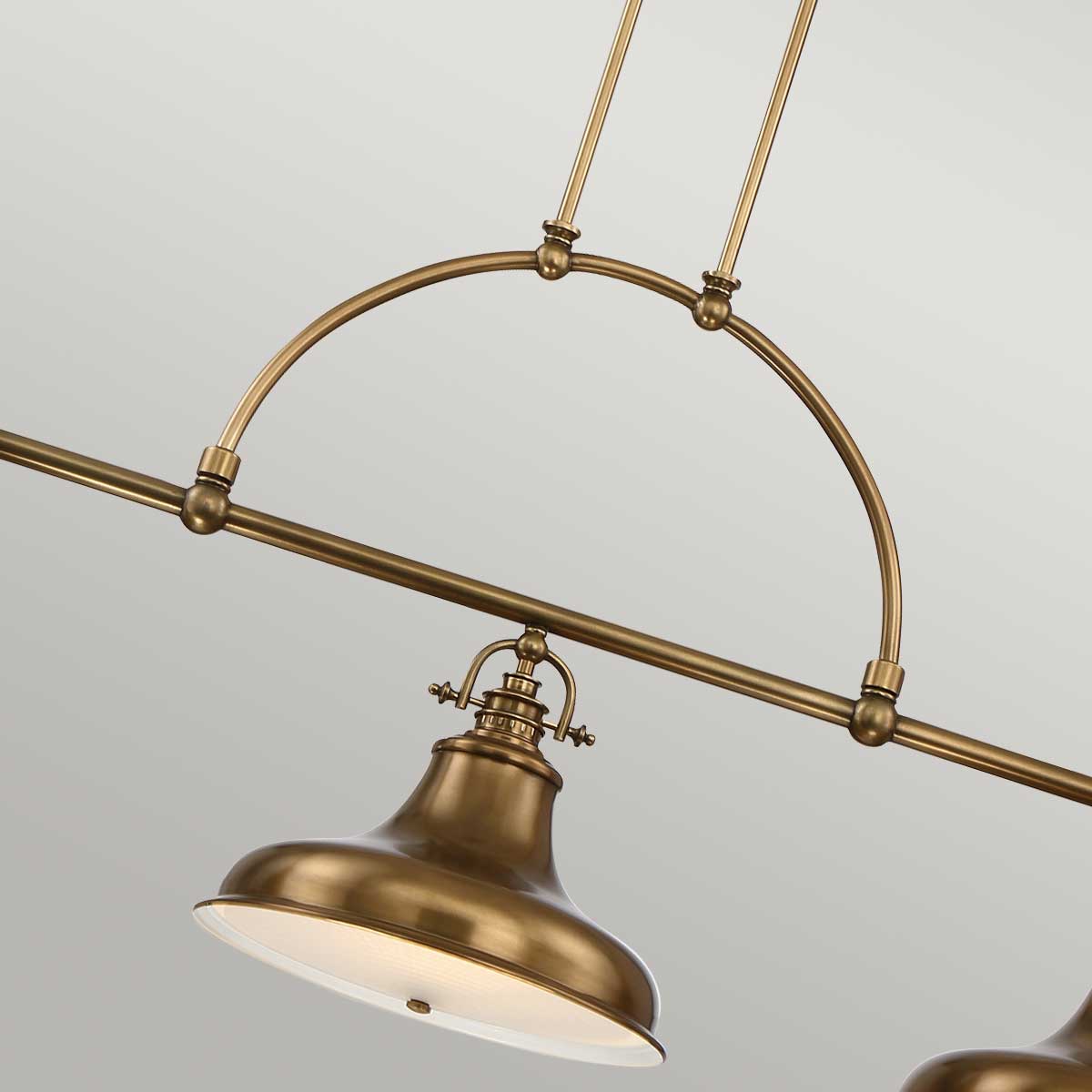 Quoizel Pendant from the Emery range. Emery 3 Light Island Chandelier Product Code = QZ-EMERY3P-WS