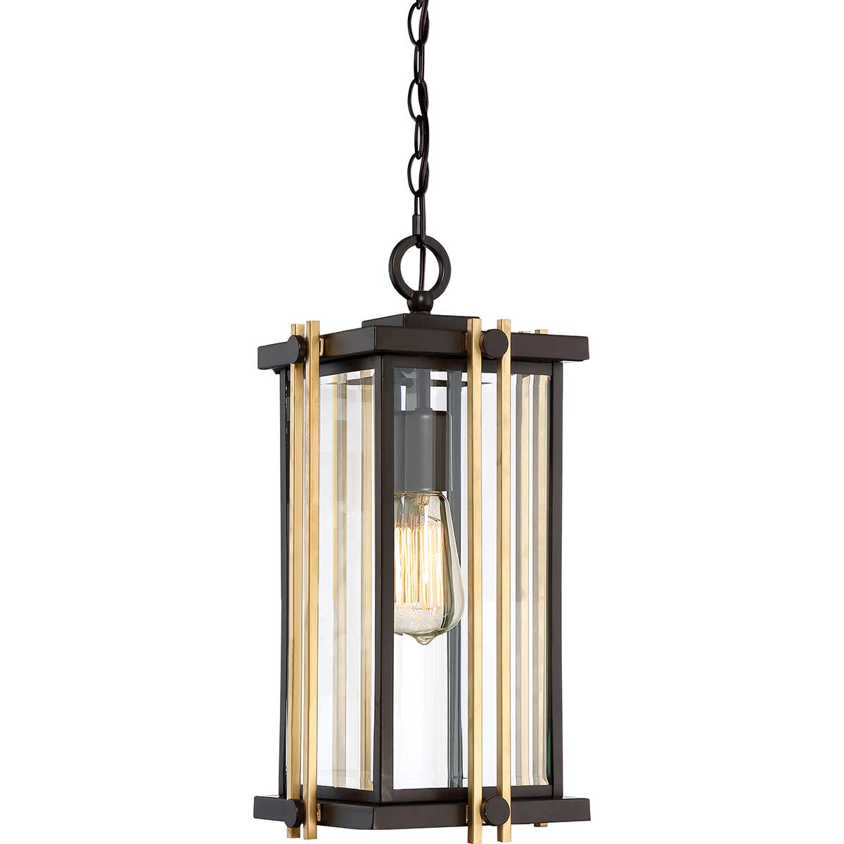Quoizel Outdoor Hanging from the Goldenrod range. Goldenrod 1 Light Medium Chain Lantern Product Code = QZ-GOLDENROD8-M
