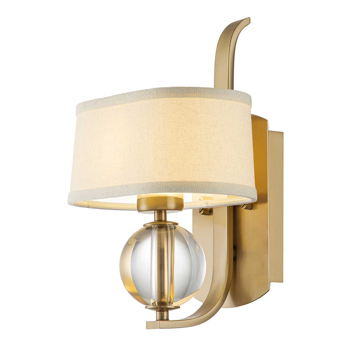 Quoizel Wall Light from the Gotham range. Gotham 1 Light Wall Light Product Code = QZ-GOTHAM1-BB