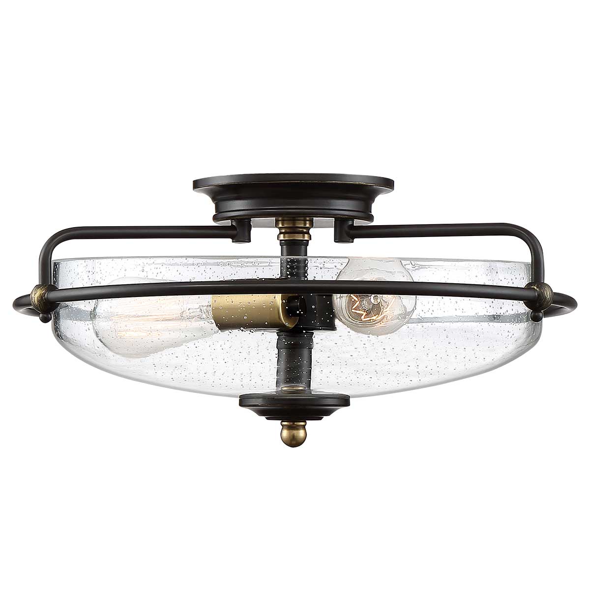 Quoizel Ceiling Flush from the Griffin range. Griffin 3 Light Flush Product Code = QZ-GRIFFIN-F-C-PNAB