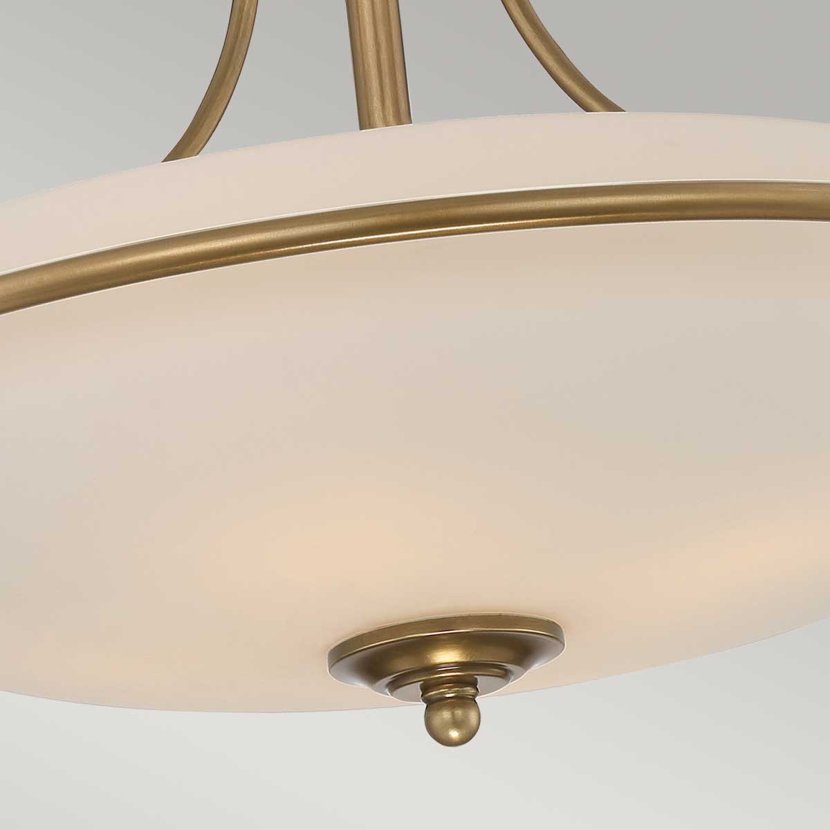Quoizel Ceiling Semi-Flush from the Griffin range. Griffin 4 Light Semi-Flush Product Code = QZ-GRIFFIN-SFM-WS