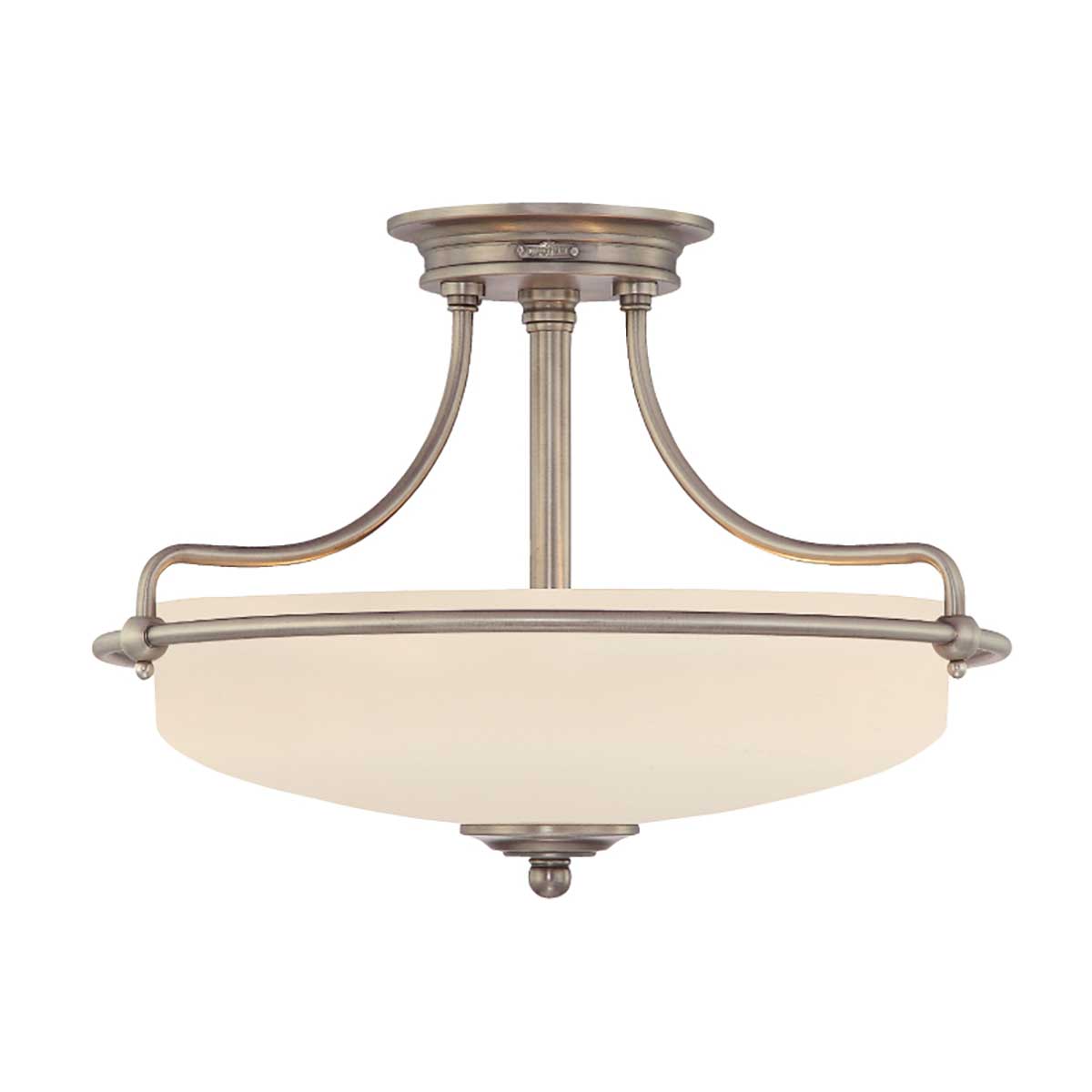 Quoizel Ceiling Semi-Flush from the Griffin range. Griffin 3 Light Semi-Flush Product Code = QZ-GRIFFIN-SFS-AN
