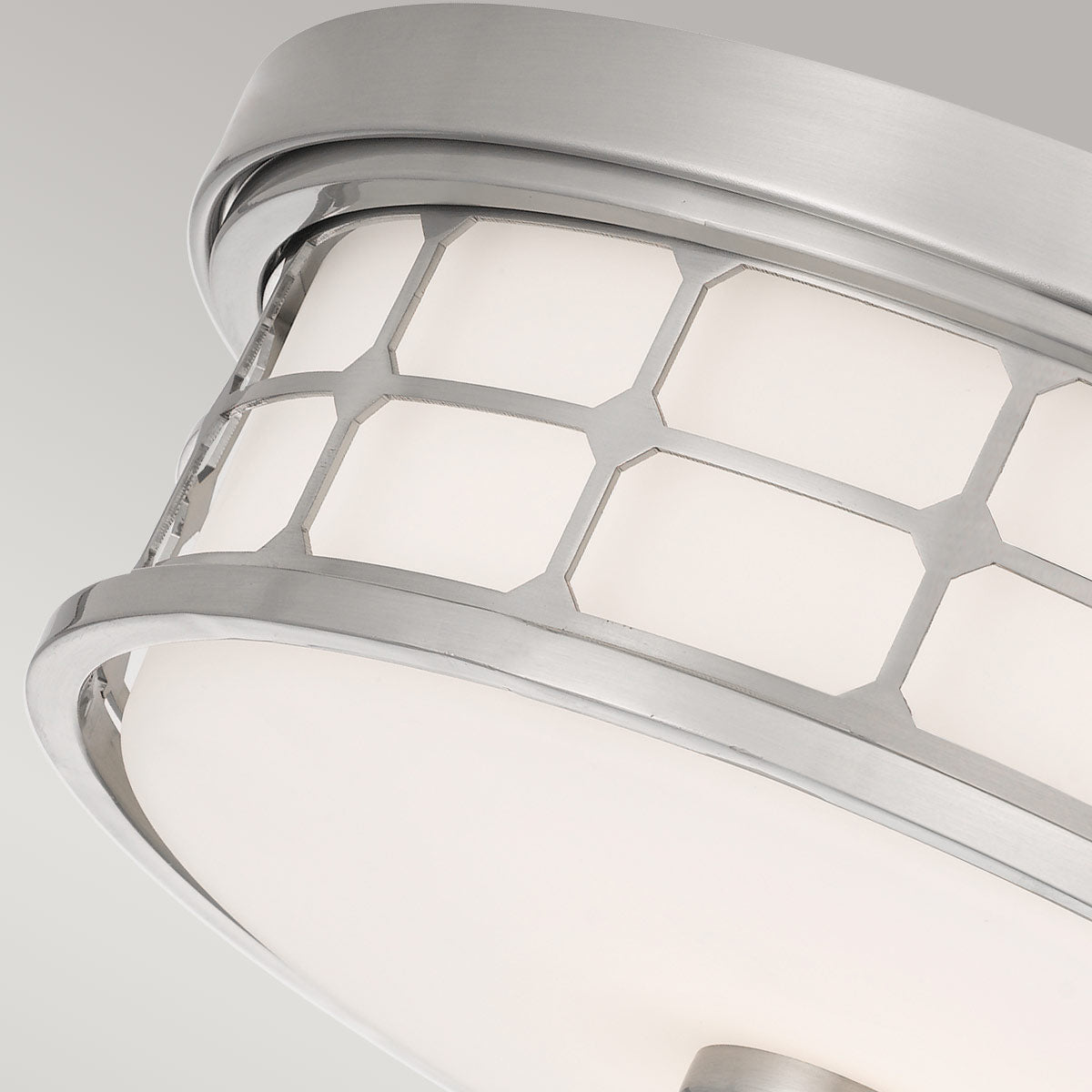 Quoizel Ceiling Flush from the Guardian range. Guardian 2 Light Flush Product Code = QZ-GUARDIAN-F-BN