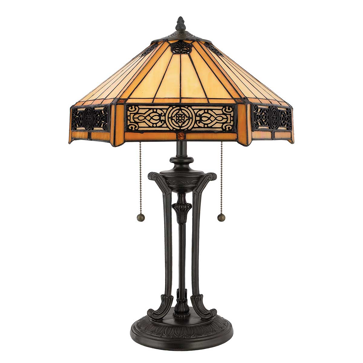 Quoizel Table Lamp from the Indus range. Indus 2 Light Table Lamp Product Code = QZ-INDUS-TL