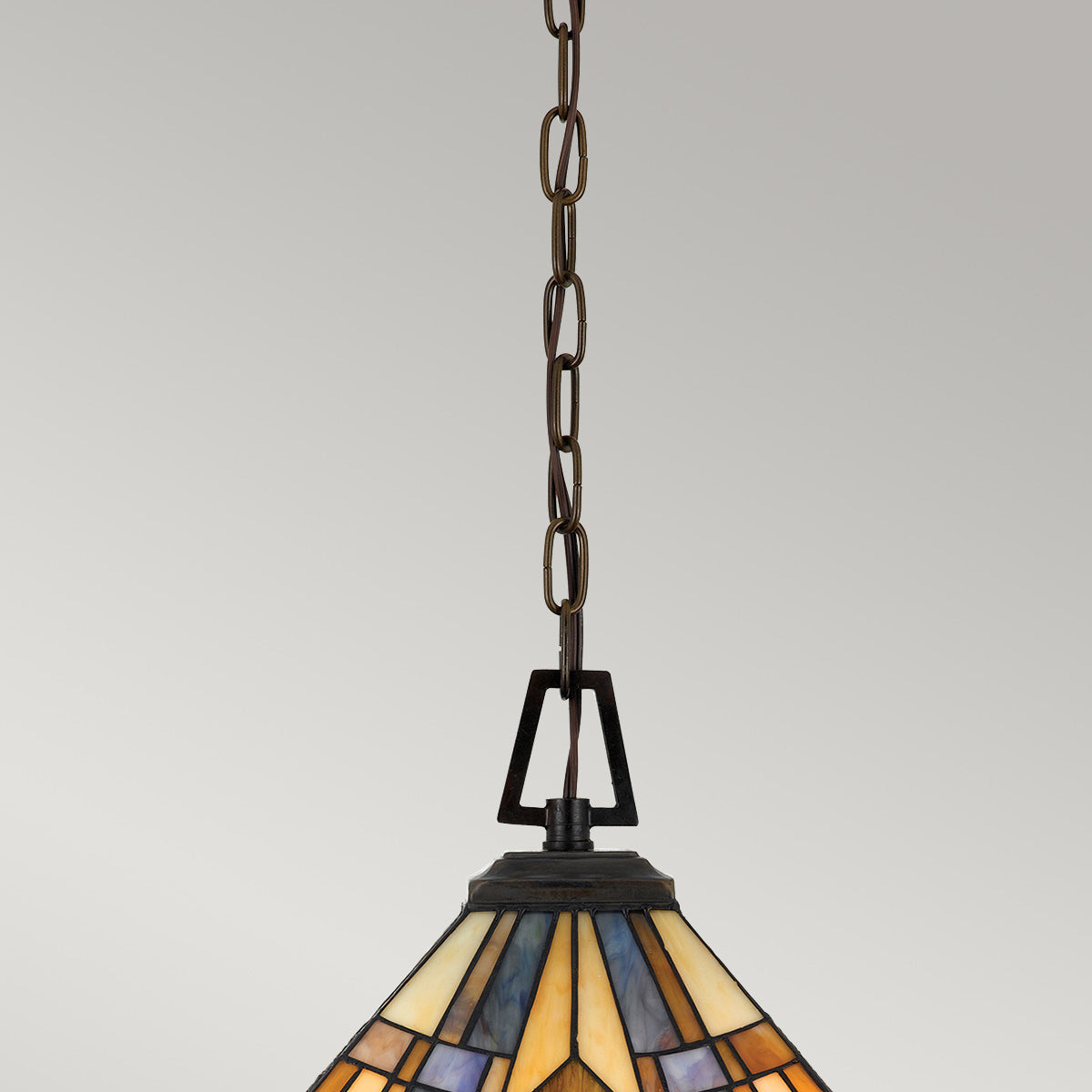 Quoizel Pendant from the Inglenook range. Inglenook 3 light Pendant Product Code = QZ-INGLENOOK-P-A