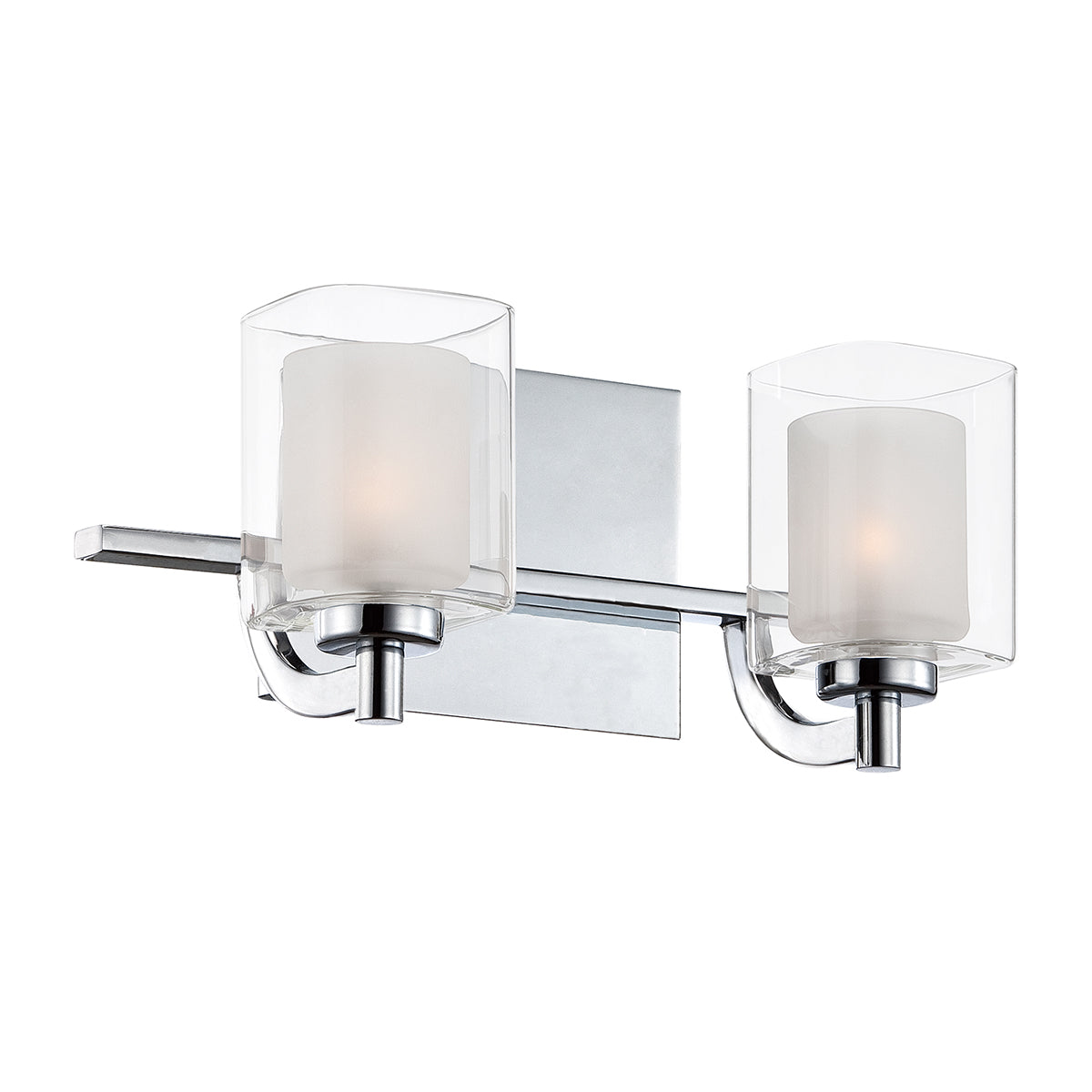 Quoizel Wall Light from the Kolt range. Kolt 2 Light Wall Light Product Code = QZ-KOLT2-PC-BATH