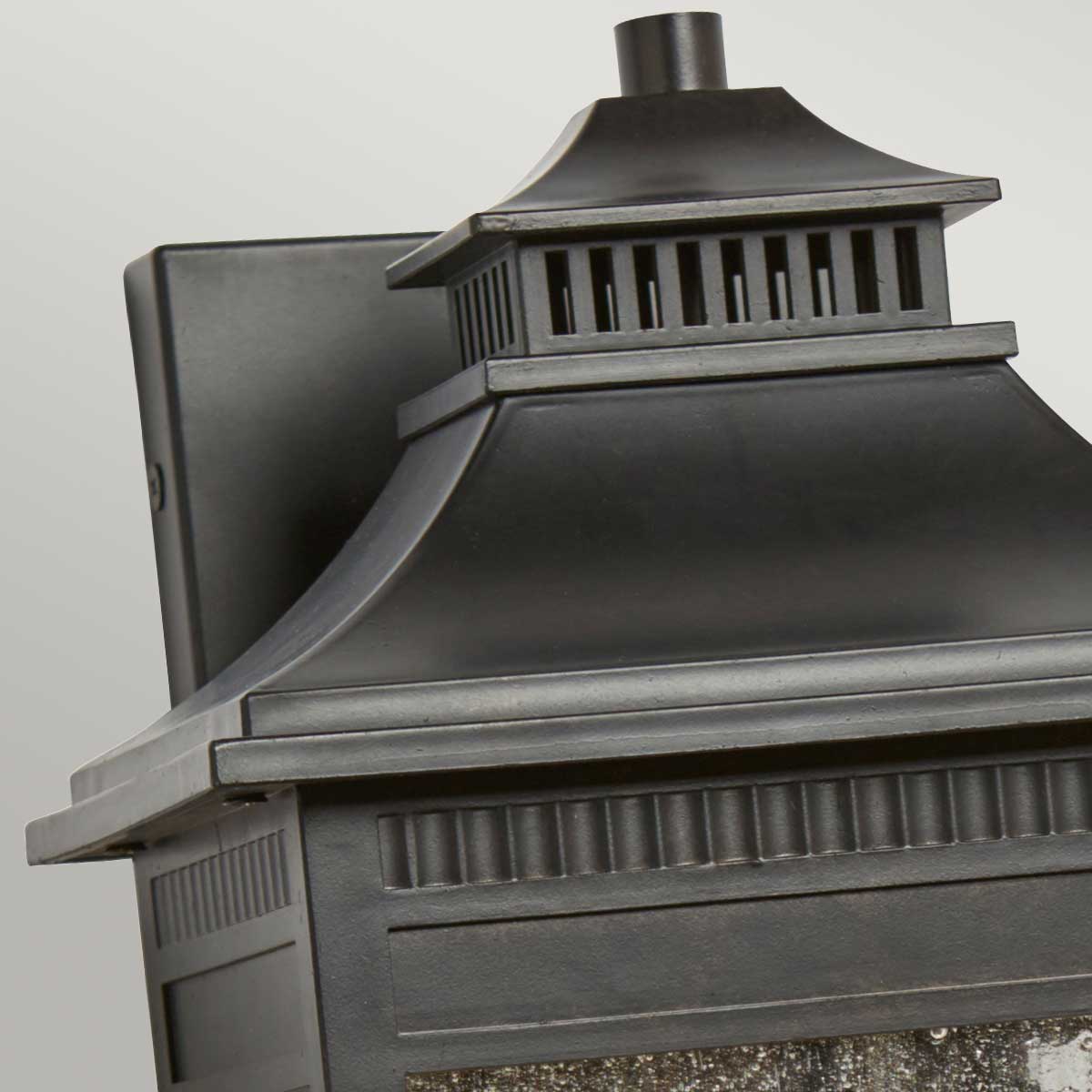 Quoizel Outdoor Wall Light from the Livingston range. Livingston 3 Light Large Wall Lantern Product Code = QZ-LIVINGSTON2-L