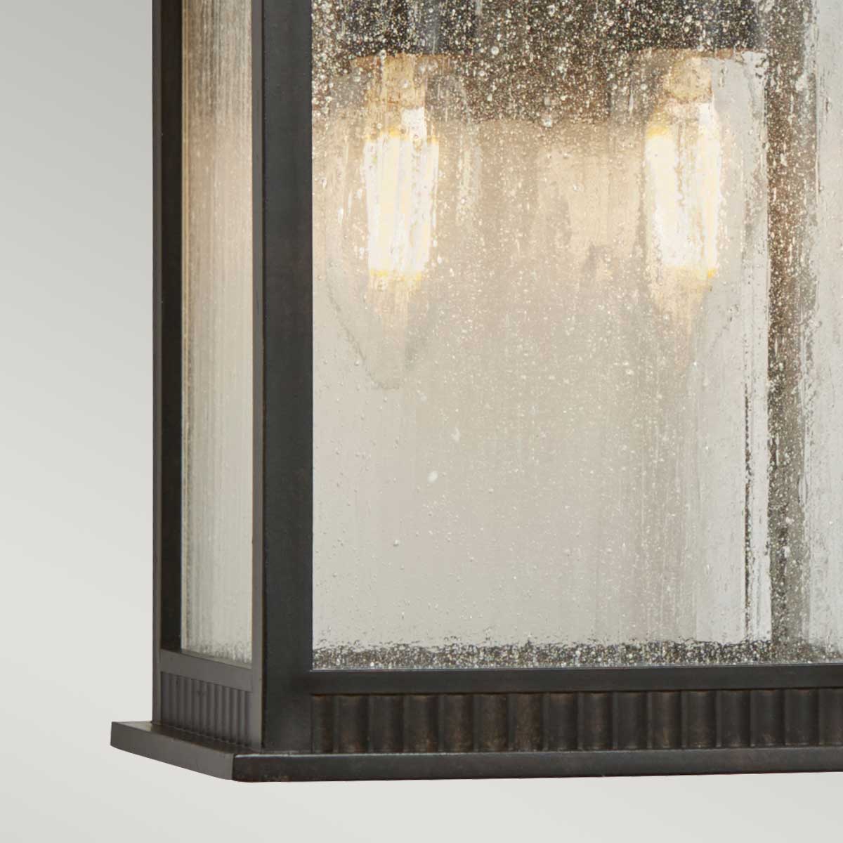 Quoizel Outdoor Wall Light from the Livingston range. Livingston 2 Light Medium Wall Lantern Product Code = QZ-LIVINGSTON2-M
