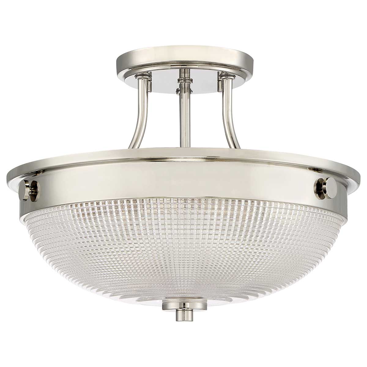 Quoizel Ceiling Semi-Flush from the Mantle range. Mantle 2 Light Semi-Flush Product Code = QZ-MANTLE-SF-IS