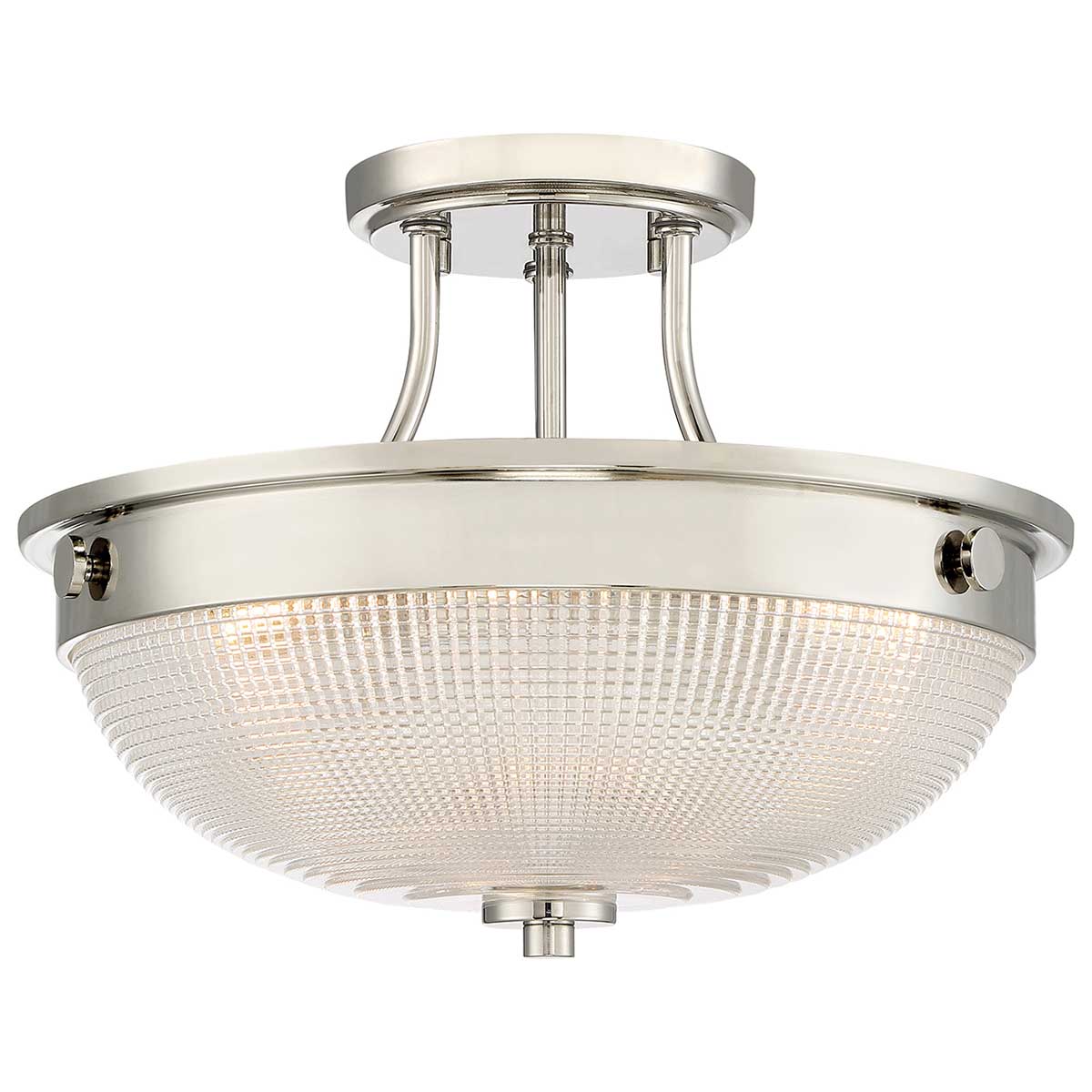 Quoizel Ceiling Semi-Flush from the Mantle range. Mantle 2 Light Semi-Flush Product Code = QZ-MANTLE-SF-IS