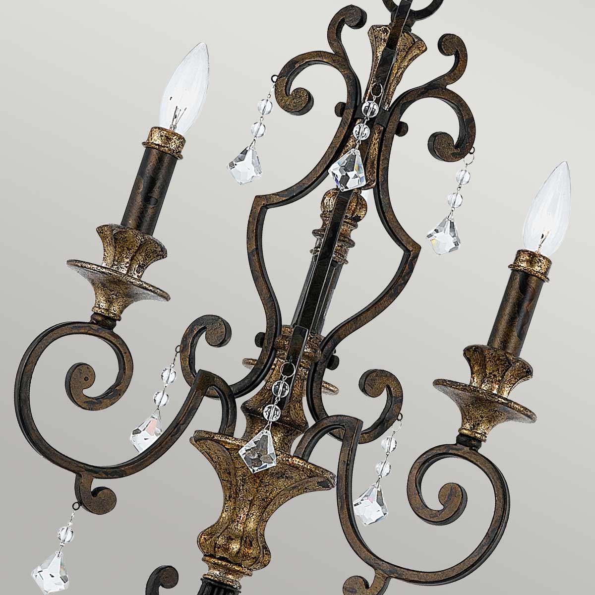 Quoizel Chandelier from the Marquette range. Marquette 3 Light Chandelier Product Code = QZ-MARQUETTE3