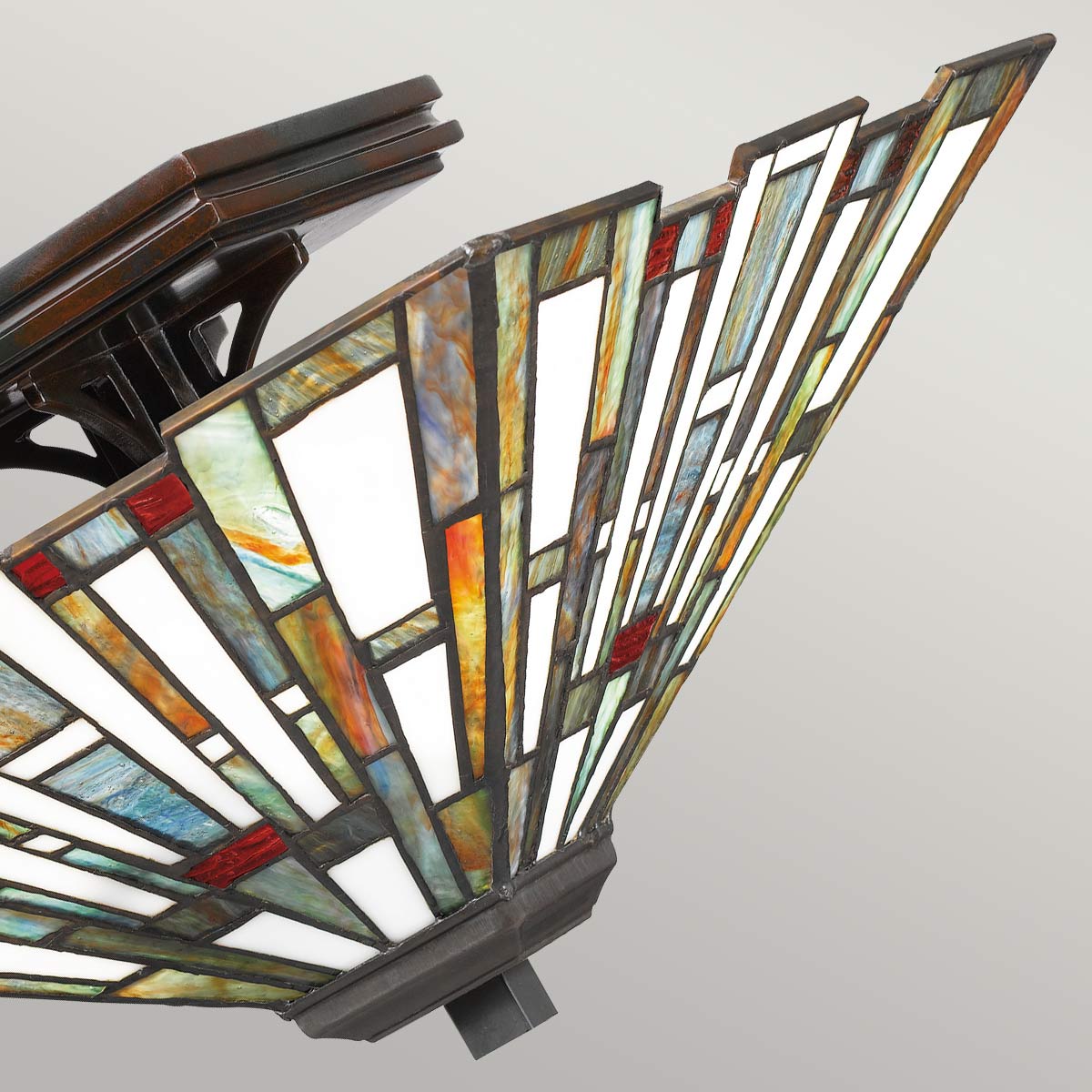 Quoizel Ceiling Flush from the Maybeck range. Maybeck 2 Light Flush Product Code = QZ-MAYBECK-F