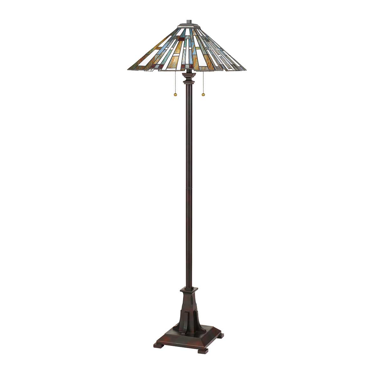 Quoizel Floor Lamp from the Maybeck range. Maybeck 2 Light Floor Lamp Product Code = QZ-MAYBECK-FL