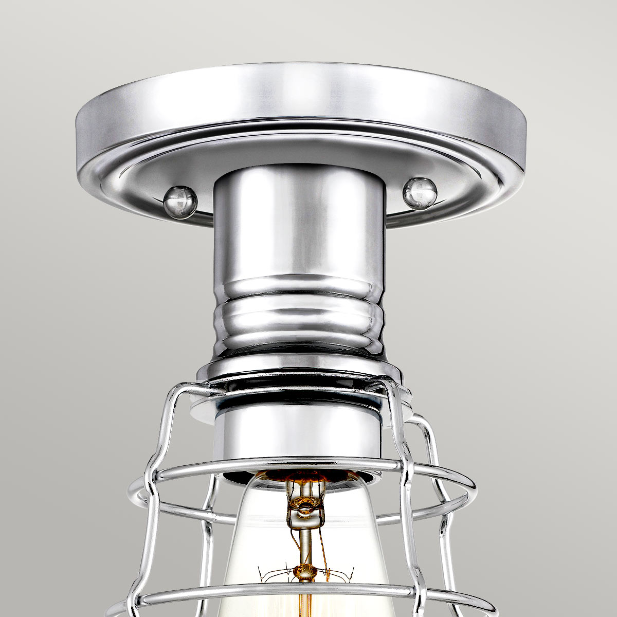 Quoizel Ceiling Semi-Flush from the Mixon range. Mixon 1 Light Semi-Flush Product Code = QZ-MIXON-SF-PC
