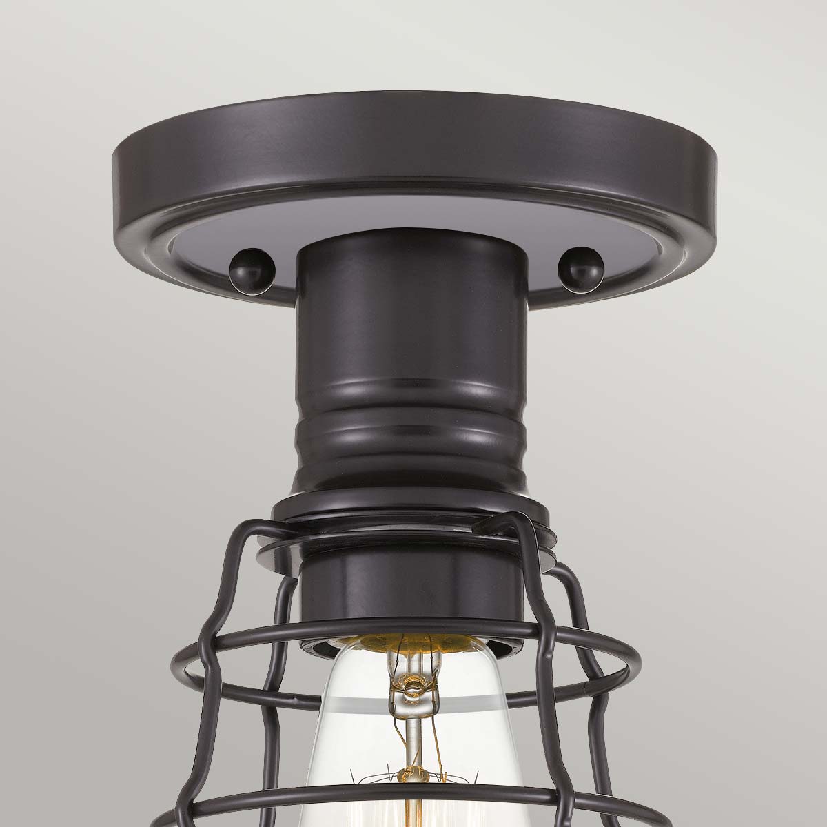 Quoizel Ceiling Semi-Flush from the Mixon range. Mixon 1 Light Semi-Flush Product Code = QZ-MIXON-SF-PN
