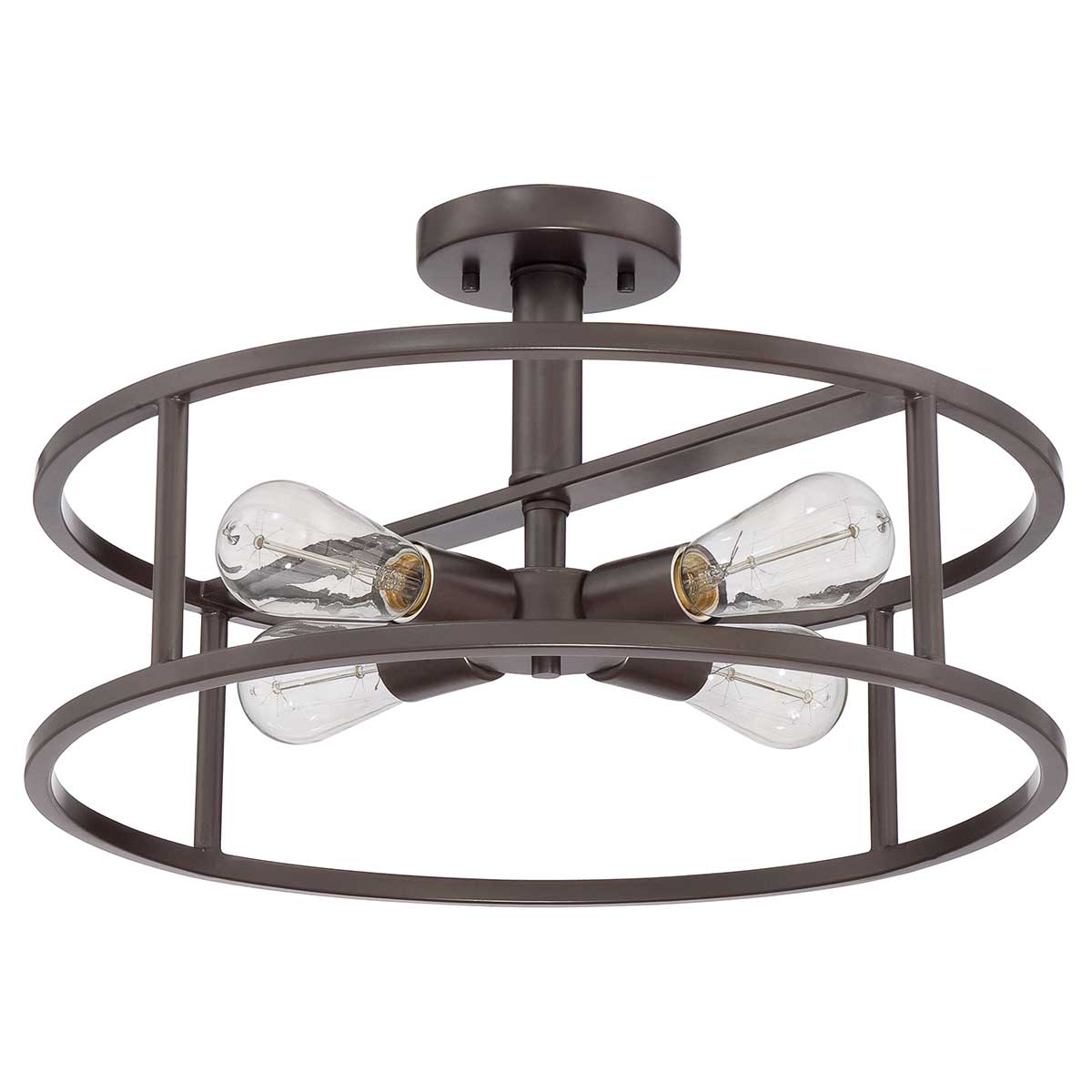 Quoizel Ceiling Semi-Flush from the New Harbor range. New Harbor 4 Light Semi-Flush Product Code = QZ-NEW-HARBOR-SF
