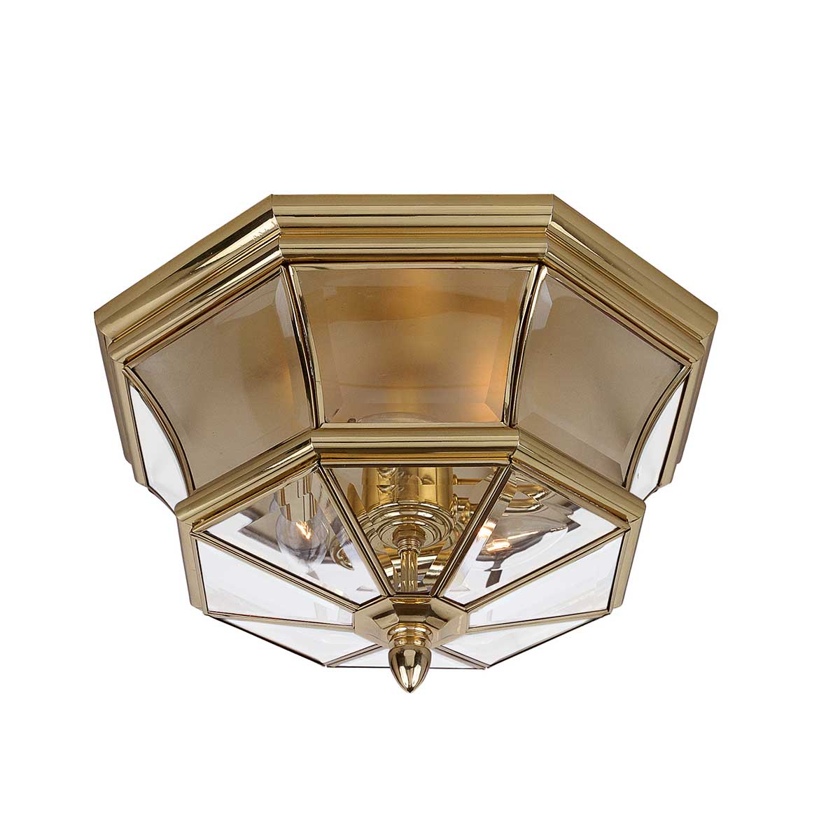 Quoizel Ceiling Flush from the Newbury range. Newbury 3 Light Flush Product Code = QZ-NEWBURY-F-PB