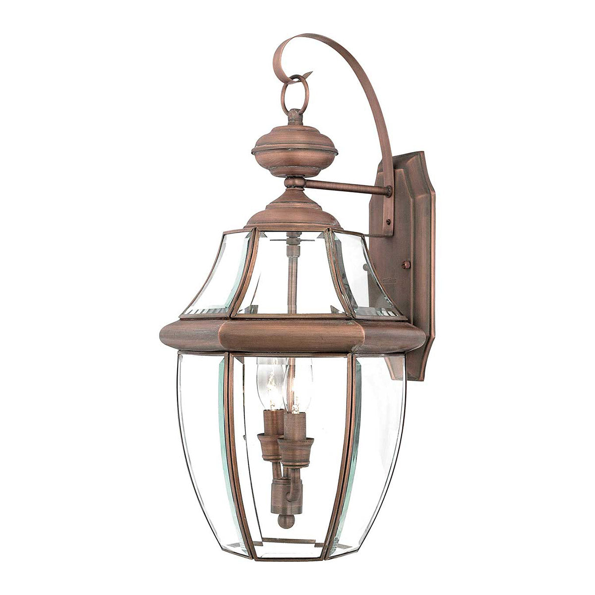 Quoizel Outdoor Wall Light from the Newbury range. Newbury 2 Light Large Wall Lantern Product Code = QZ-NEWBURY2-L-AC