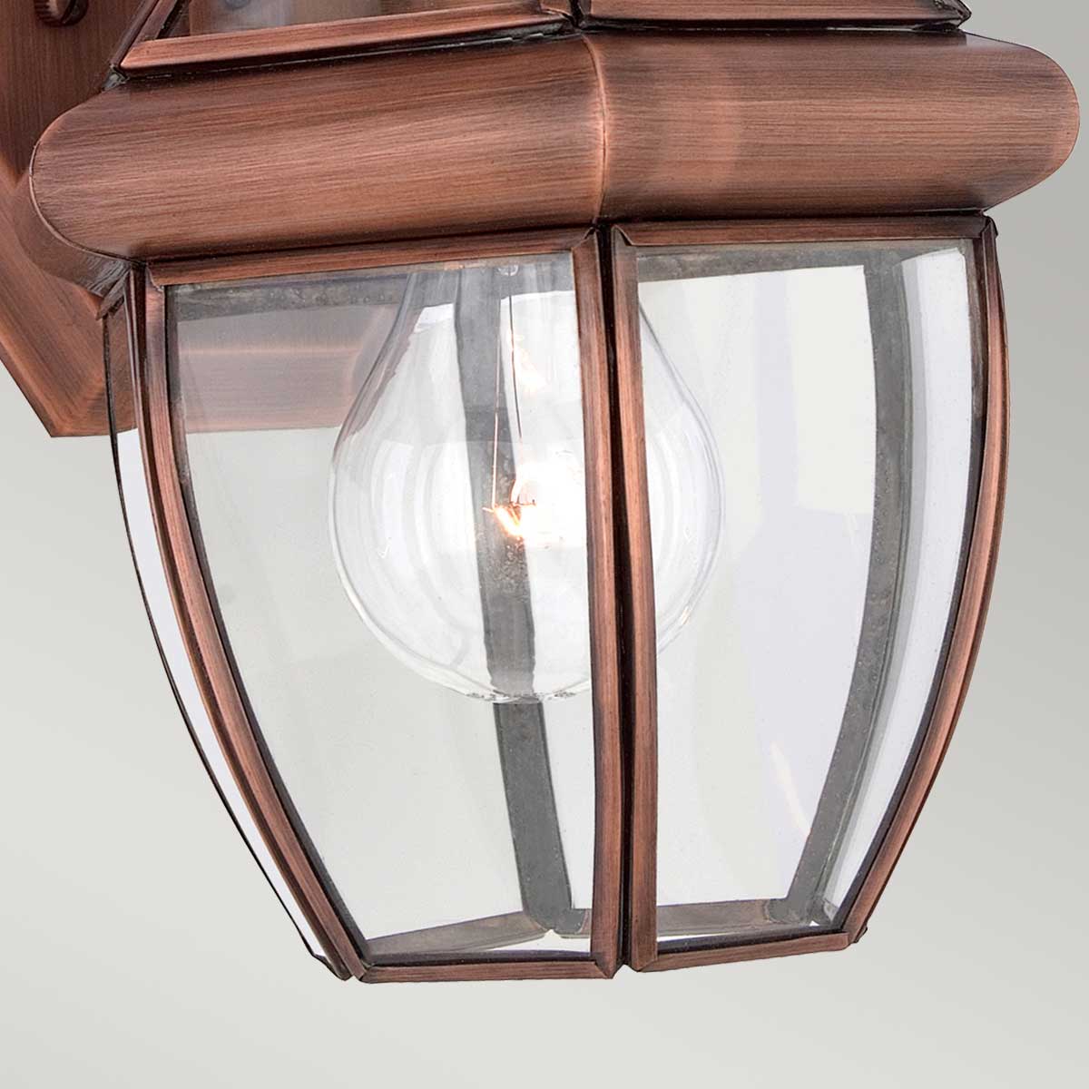 Quoizel Outdoor Wall Light from the Newbury range. Newbury 1 Light Small Wall Lantern Product Code = QZ-NEWBURY2-S-AC