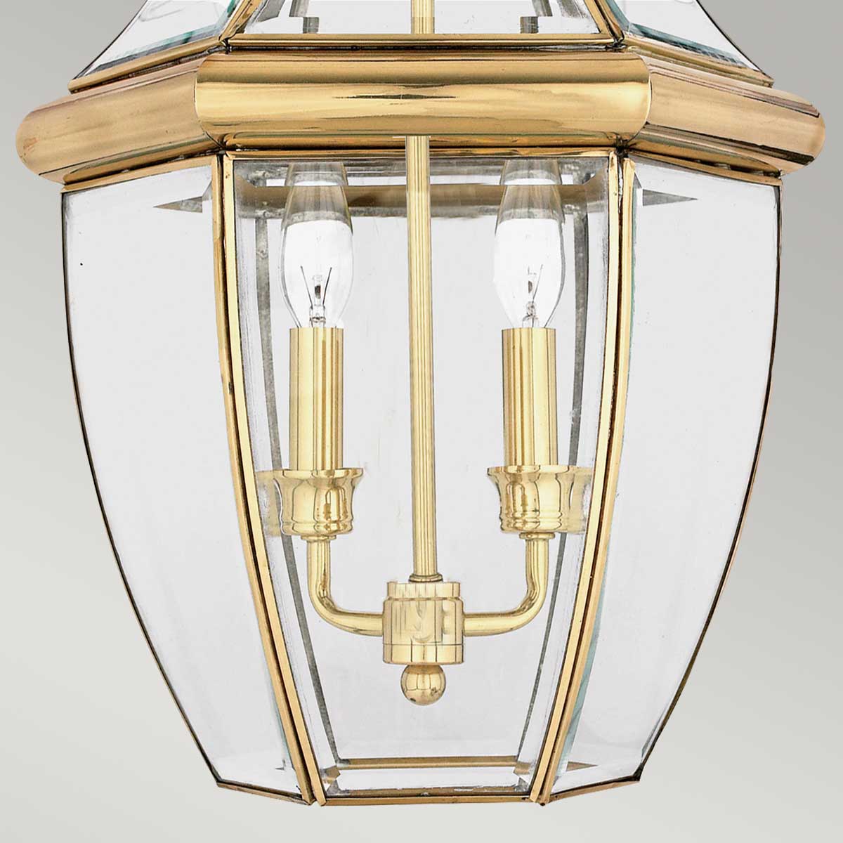Quoizel Outdoor Hanging from the Newbury range. Newbury 2 Light Large Chain Lantern Product Code = QZ-NEWBURY8-L-PB