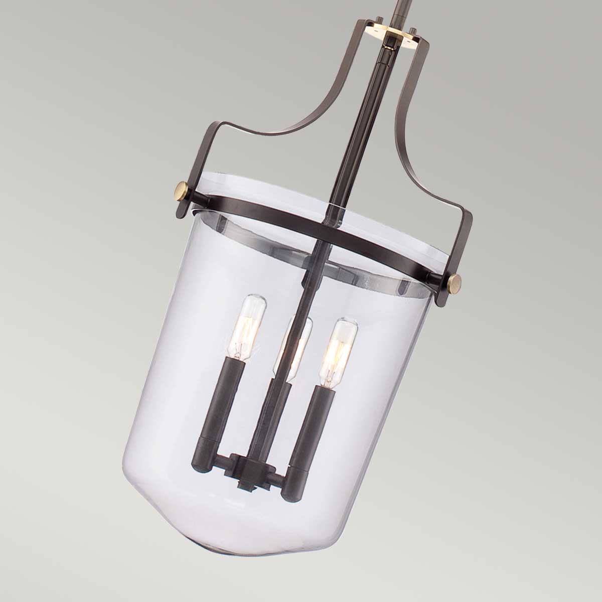 Quoizel Penn Station 3 Light Pendant QZ-PENN-STATION-M-WT