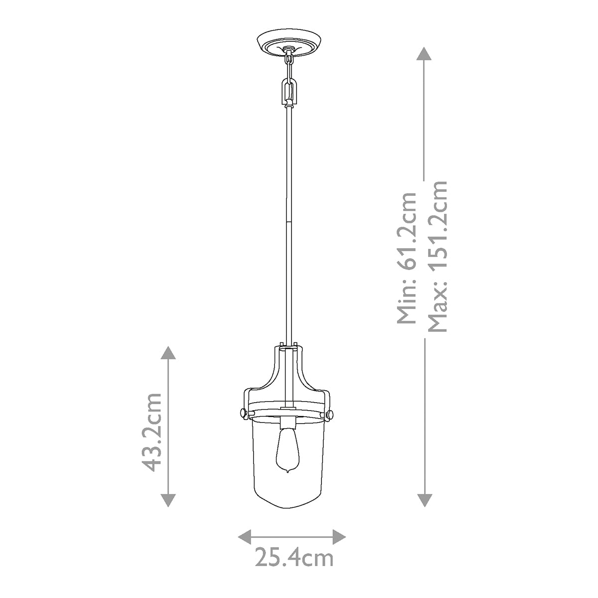Quoizel Pendant from the Penn Station range. Penn Station 1 Light Mini Pendant Product Code = QZ-PENN-STATION-S-WT