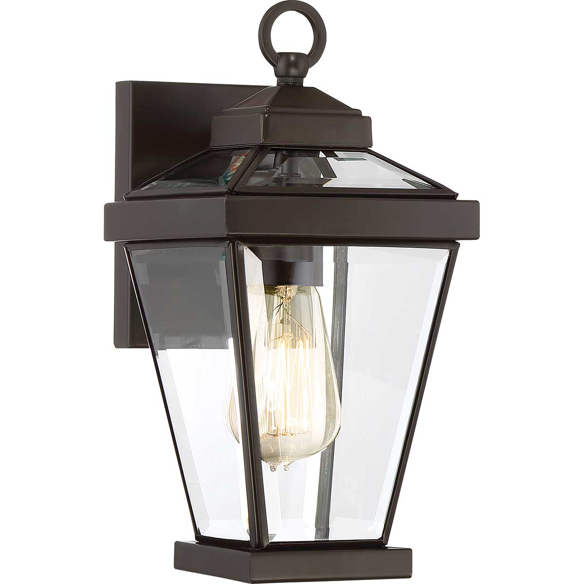 Quoizel Outdoor Wall Light from the Ravine range. Ravine Small Wall Lantern Product Code = QZ-RAVINE2-S