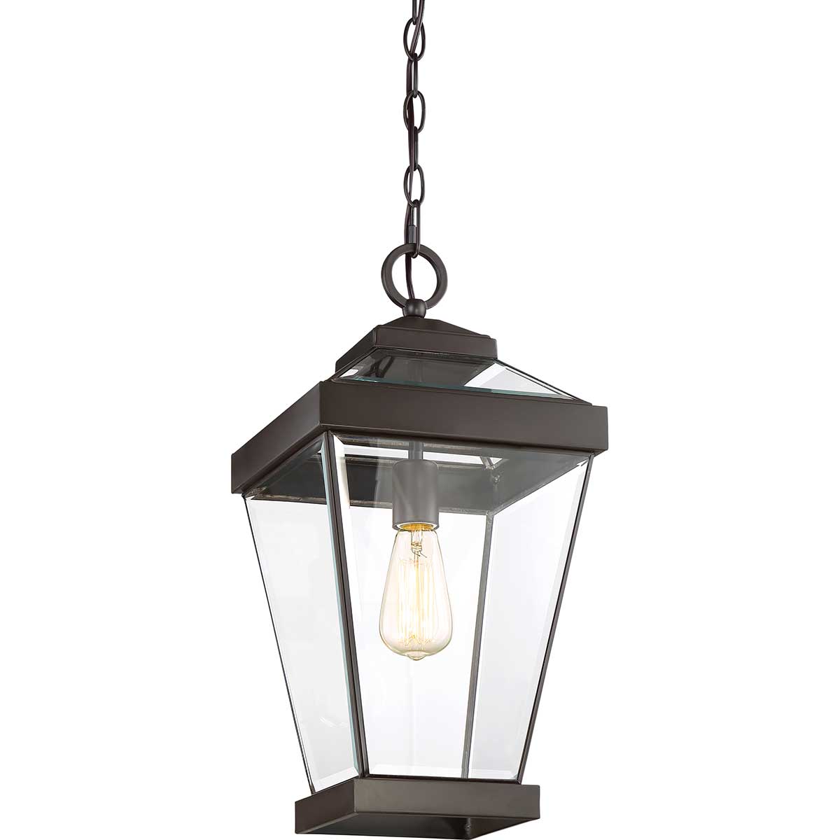 Quoizel Outdoor Hanging from the Ravine range. Ravine Large Chain Lantern Product Code = QZ-RAVINE8-L