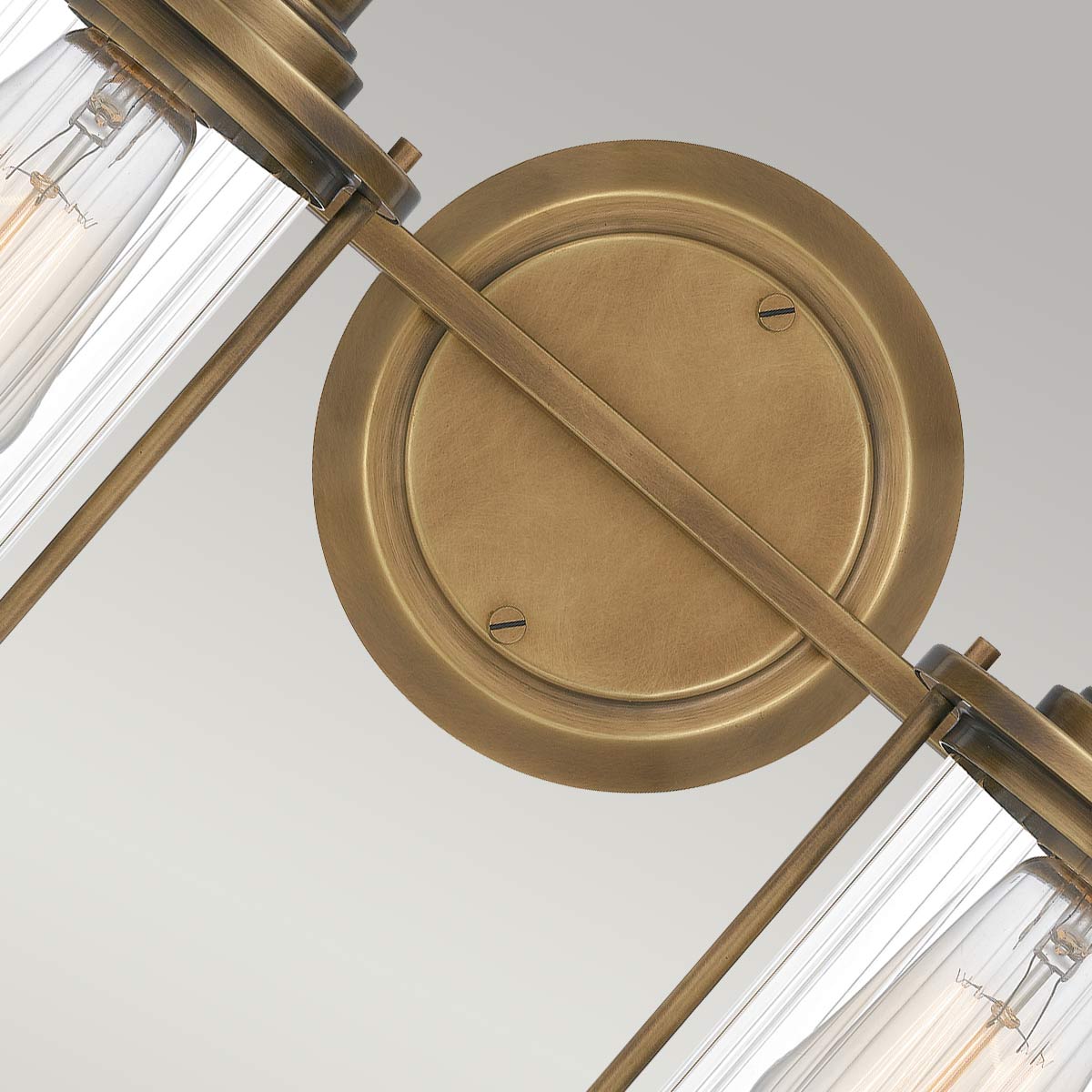 Quoizel Wall Light from the Riggs range. Riggs 2 Light Wall Light Product Code = QZ-RIGGS2-BATH-WS