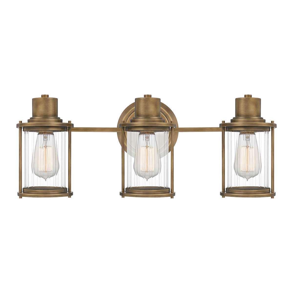 Quoizel Wall Light from the Riggs range. Riggs 3 Light Wall Light Product Code = QZ-RIGGS3-BATH-WS