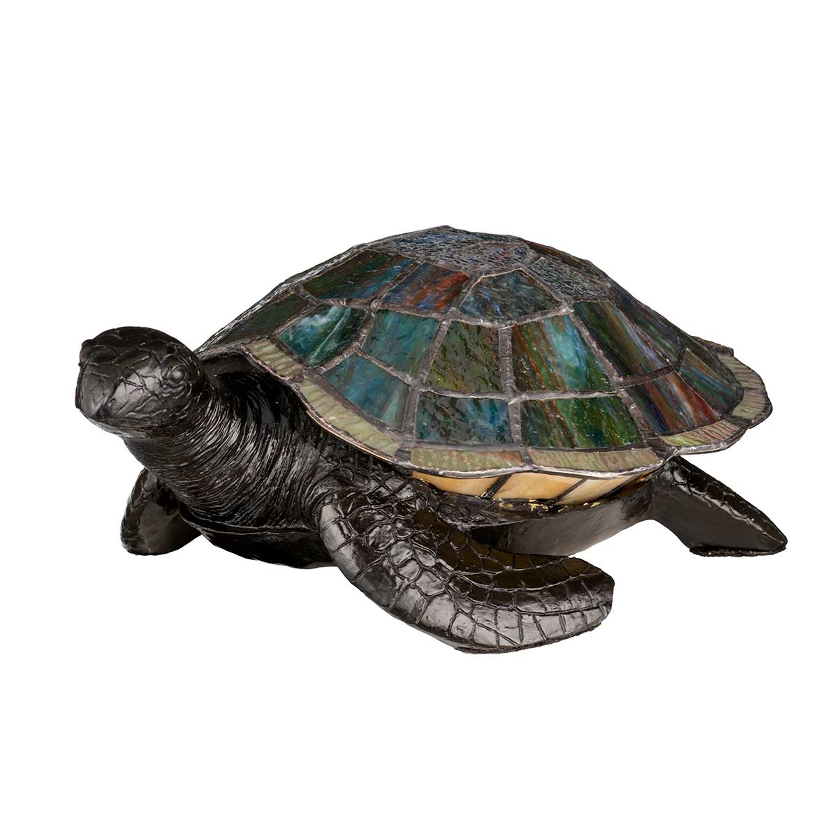 Quoizel Table Lamp from the Tiffany Animal Lamps range. Tiffany Animal Lamps Sawback Turtle Lamp Product Code = QZ-SAWBACK-TL