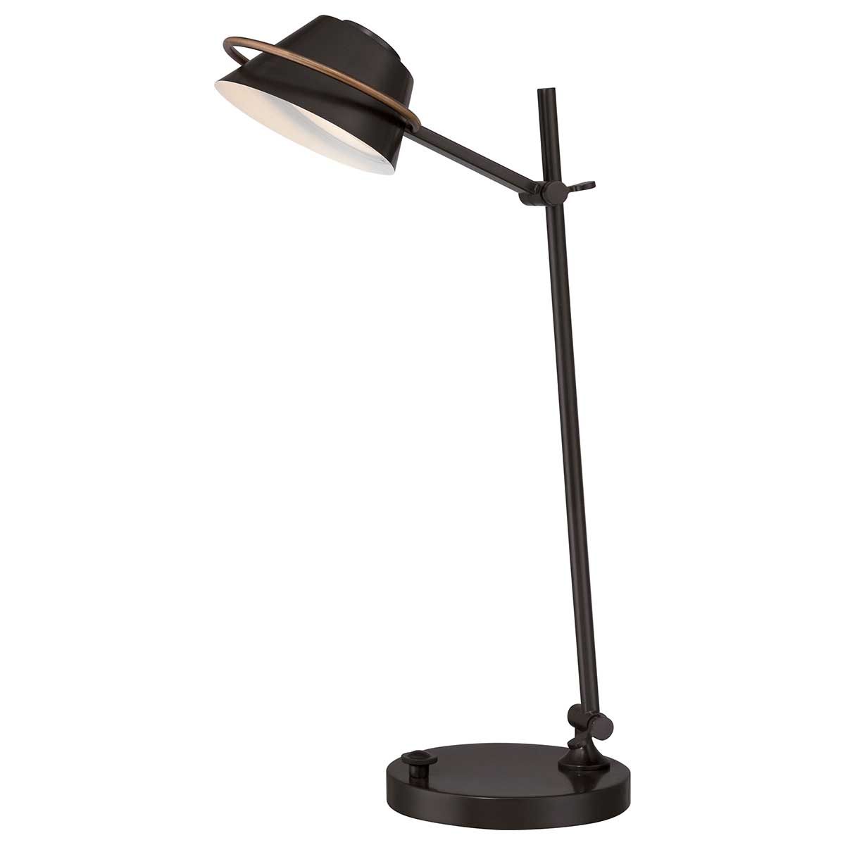 Quoizel Table Lamp from the Spencer range. Spencer LED Table Lamp in Western Bronze Product Code = QZ-SPENCER-TL-WT