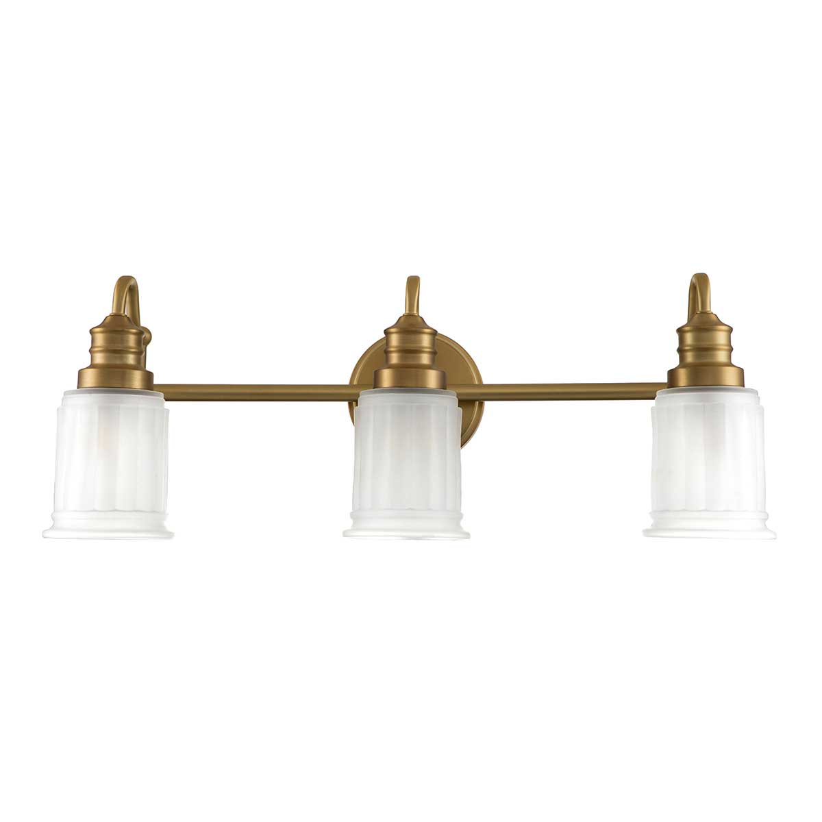 Quoizel Wall Light from the Swell range. Swell 3 Light Wall Light Product Code = QZ-SWELL3-BB-BATH