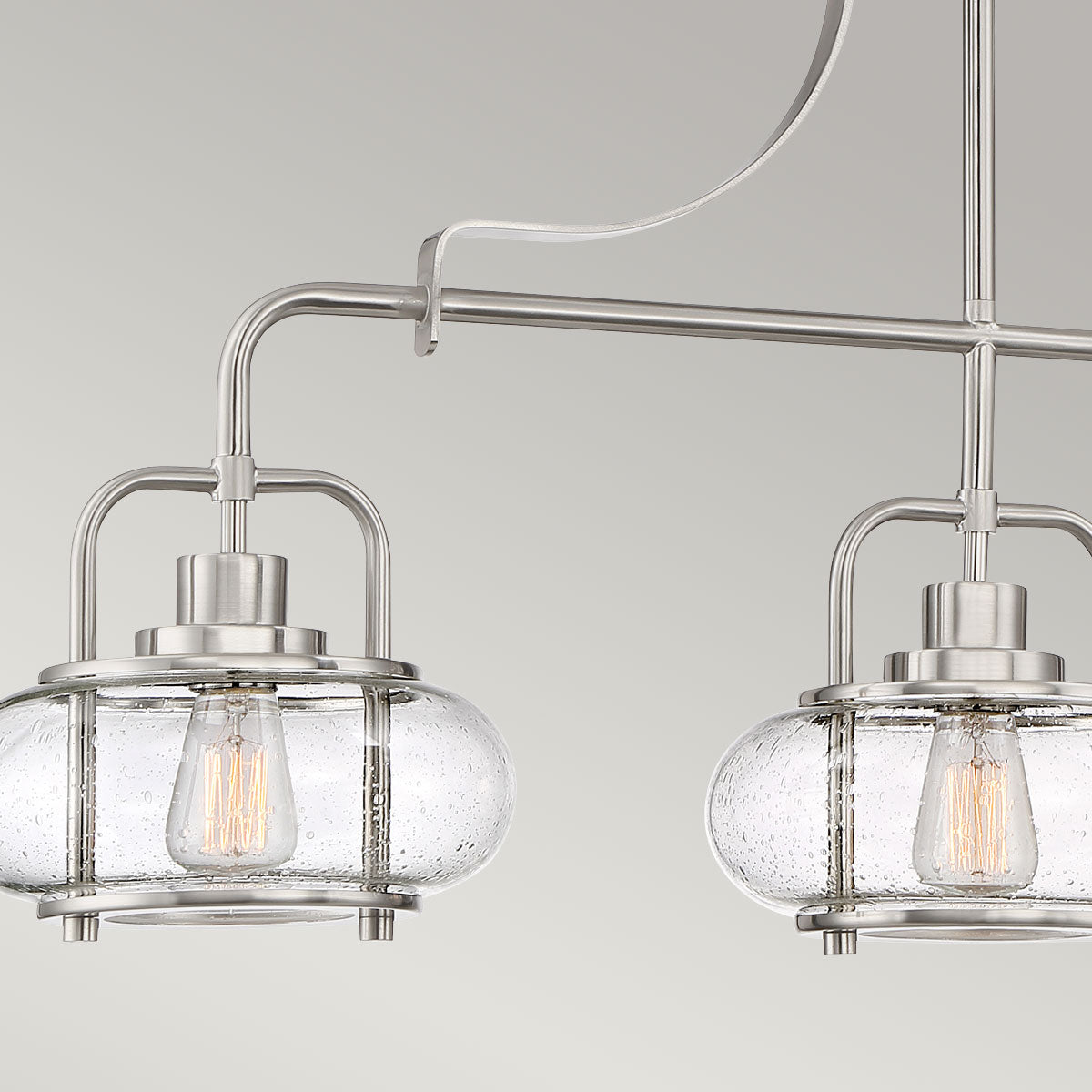 Quoizel Pendant from the Trilogy range. Trilogy 3 Light Island Light Product Code = QZ-TRILOGY-ISLE-BN