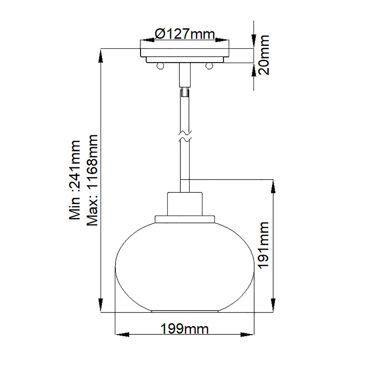 Quoizel Pendant from the Trilogy range. Trilogy 1 Light Pendant - Old Bronze Product Code = QZ-TRILOGY-MP
