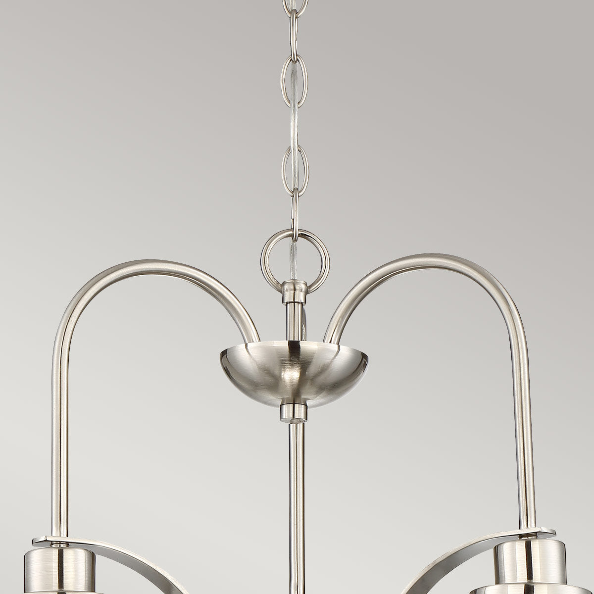 Quoizel Chandelier from the Trilogy range. Trilogy 3 Light Chandelier Product Code = QZ-TRILOGY3-BN