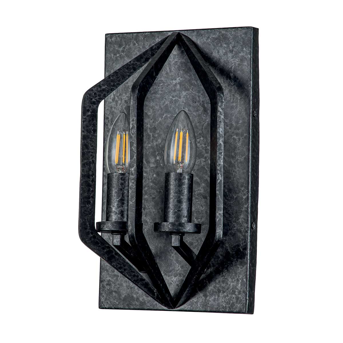 Quoizel Wall Light from the Vanguard range. Vanguard 2 Light Wall Light Product Code = QZ-VANGUARD2-OK