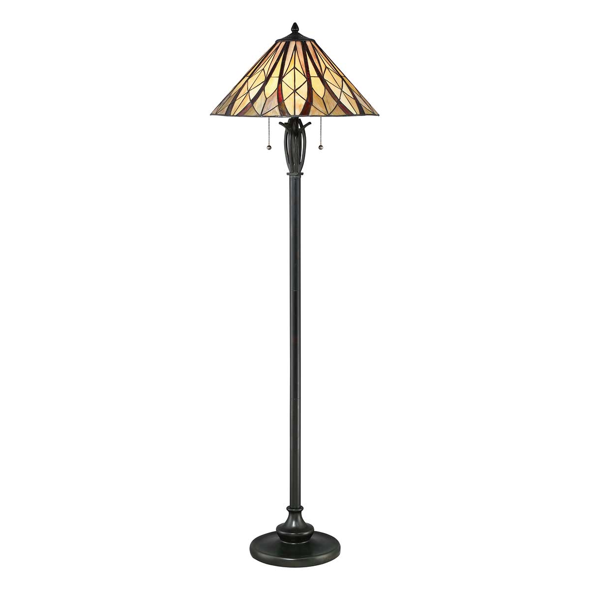 Quoizel Floor Lamp from the Victory range. 2 Light Victory Floor Lamp Product Code = QZ-VICTORY-FL