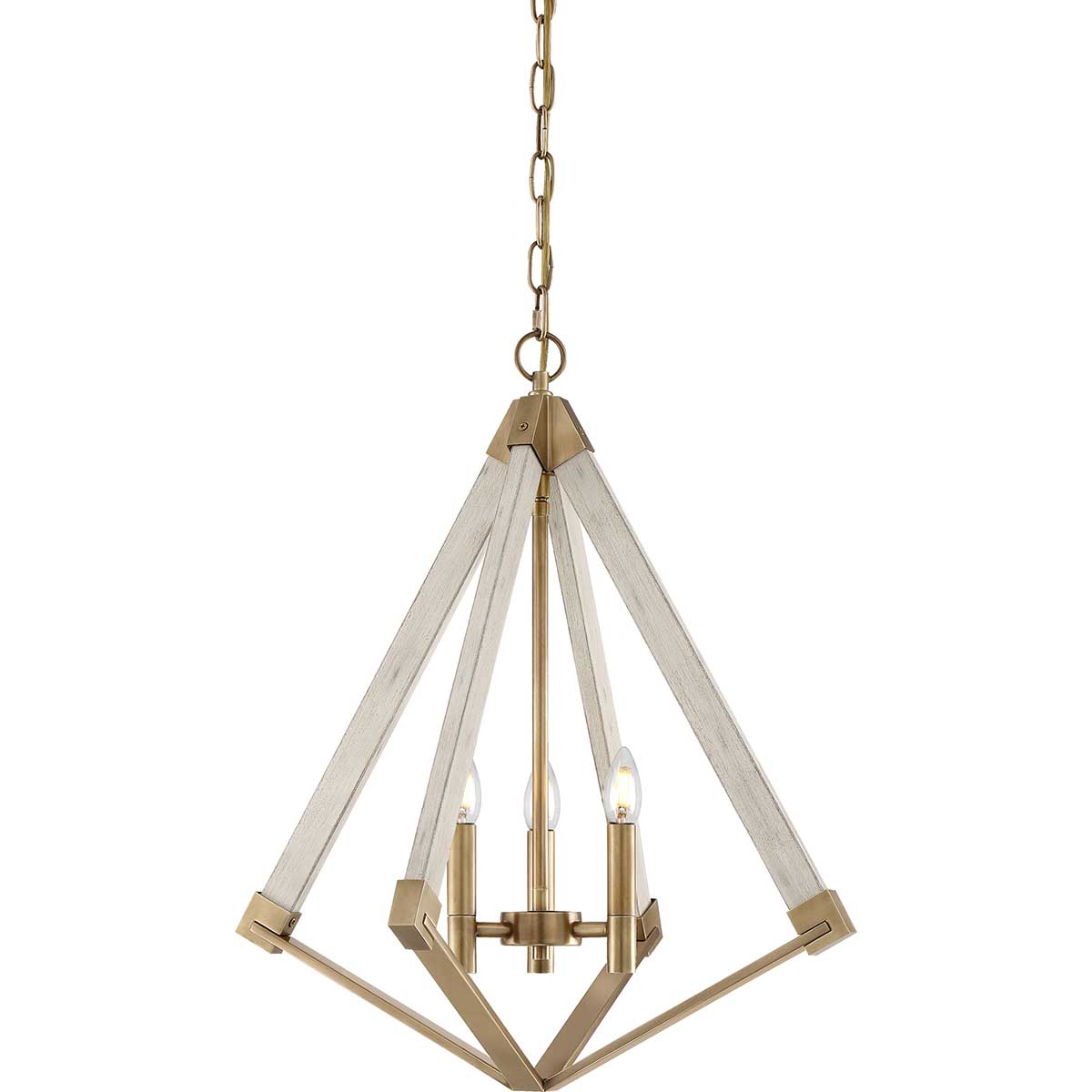 Quoizel Chandelier from the View Point range. View Point 3 Light Chandelier Product Code = QZ-VIEW-POINT-S