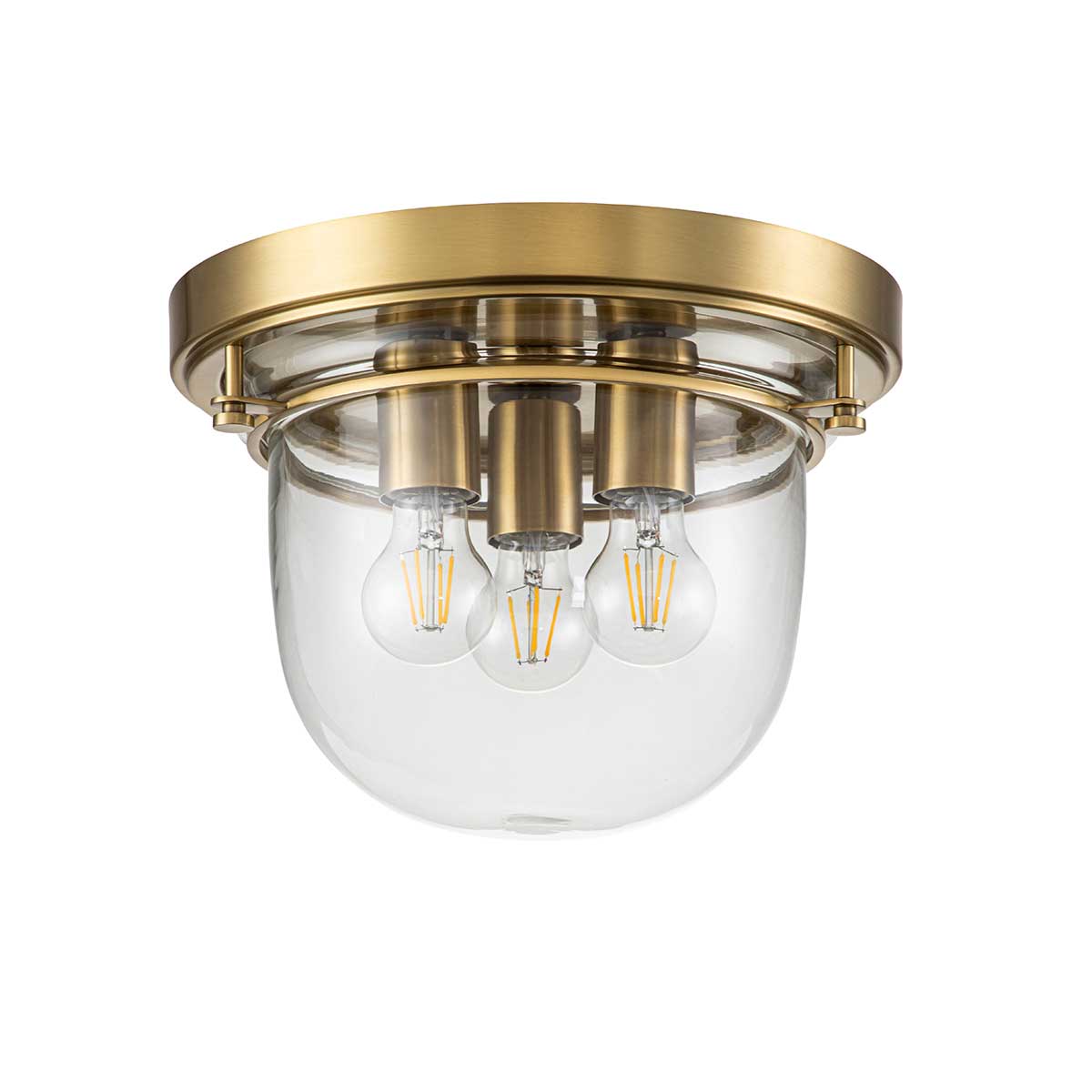 Quoizel Ceiling Flush from the Whistling range. Whistling 3 Light Flush Product Code = QZ-WHISTLING-F-BB