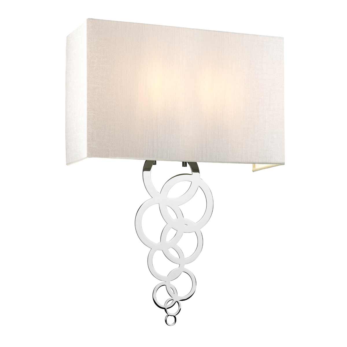 Elstead Lighting Wall Light from the Rosa range. Rosa Large 2 Light Wall Light Product Code = ROSA-LARGE-PC