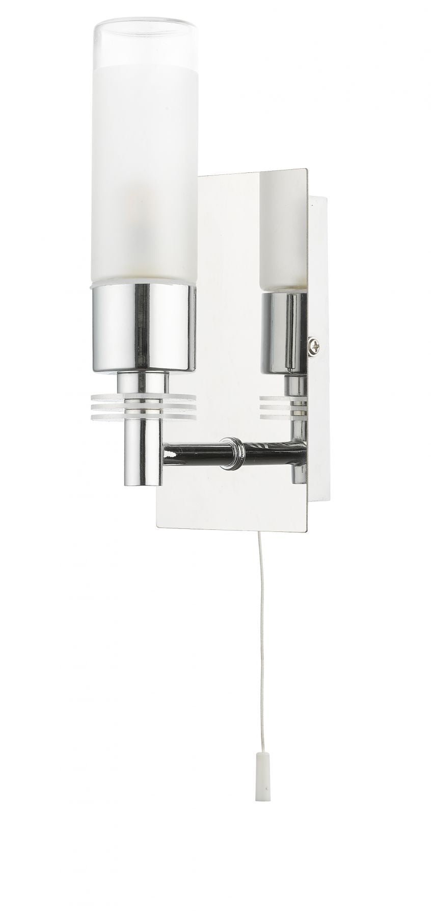 Magnalux Saturn 1 Light Bathroom Wall Light Polished Chrome Part Number - SAT01CHWL